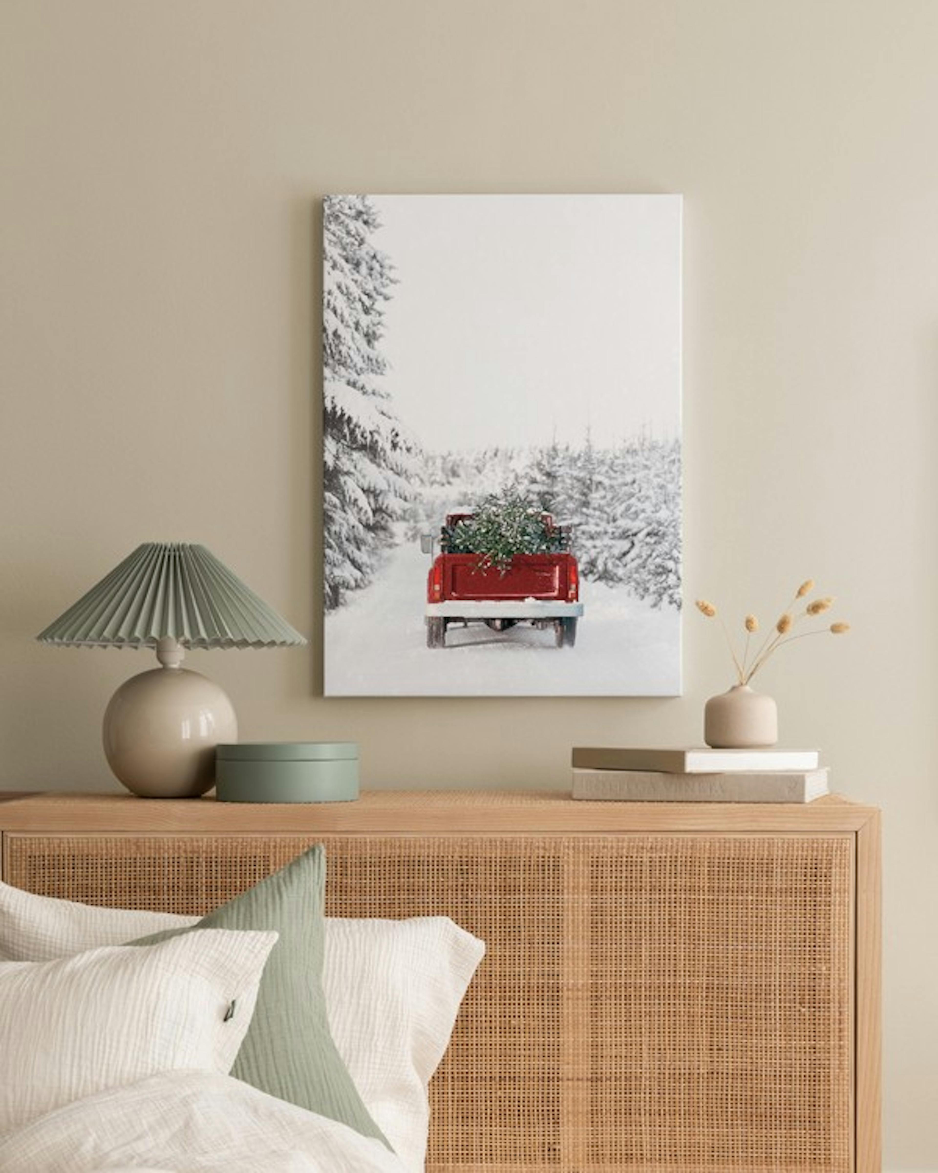 Driving Home for Christmas Canvas thumbnail