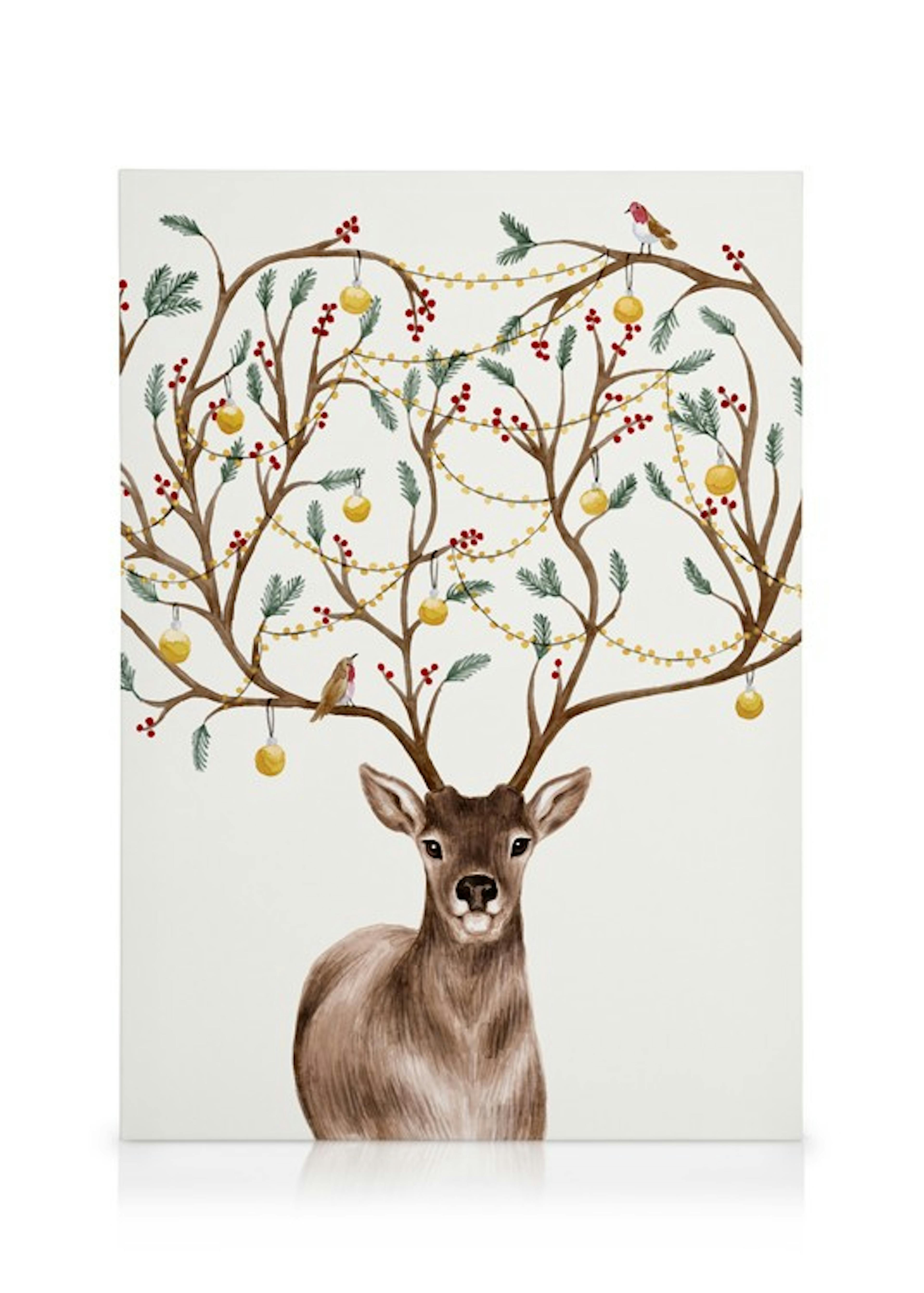Decorated Deer Canvas print 0