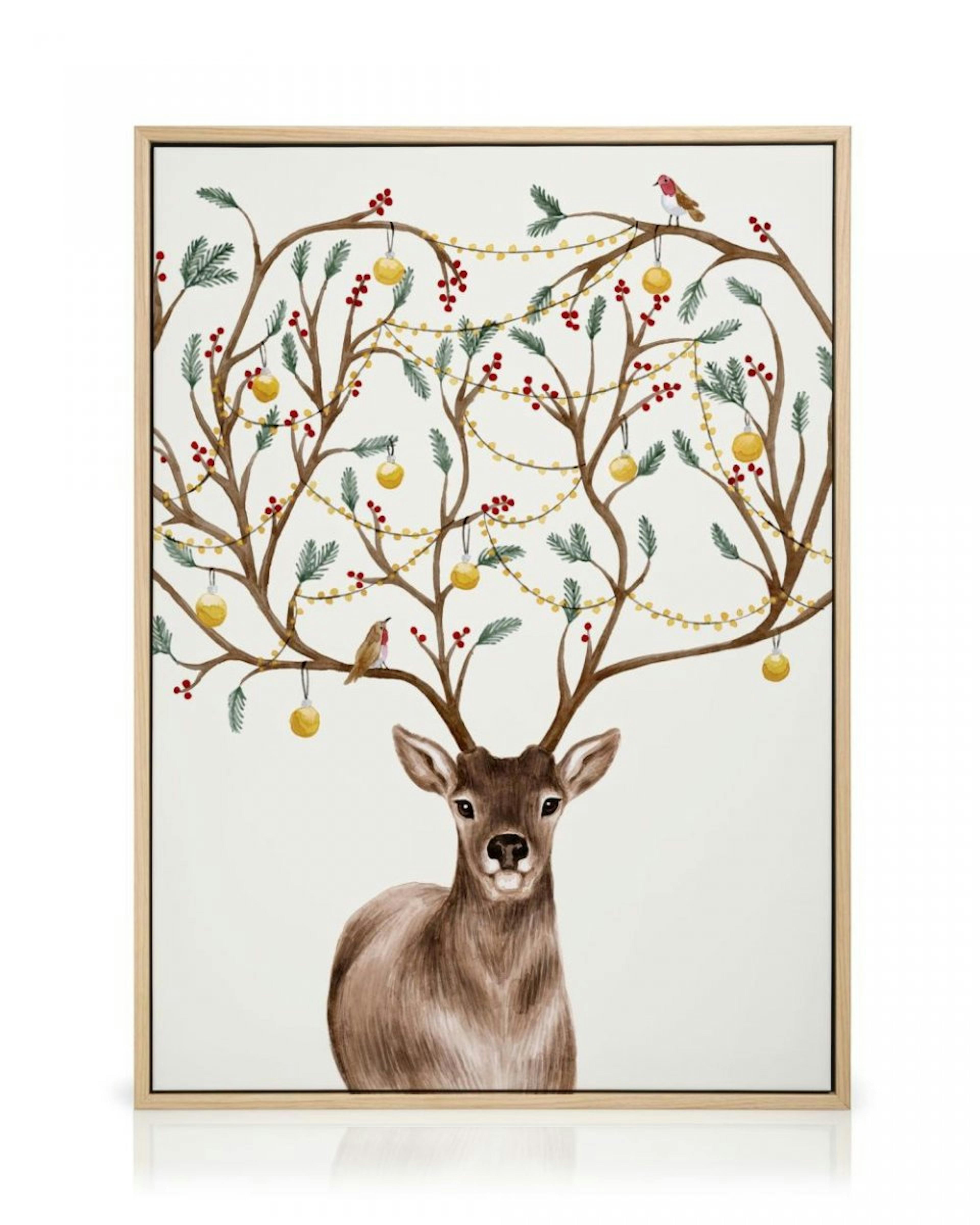 Decorated Deer Obraz na plátně thumbnail