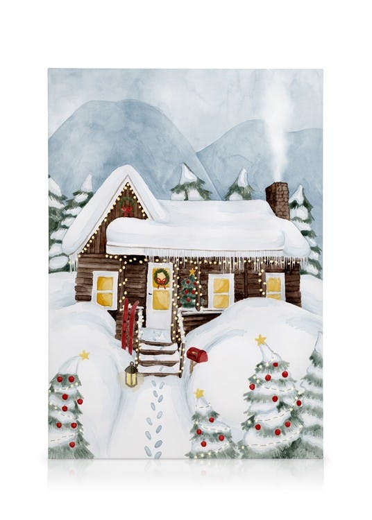 Winter in the Woods Obraz na płótnie (50x70 cm) - Poster Store