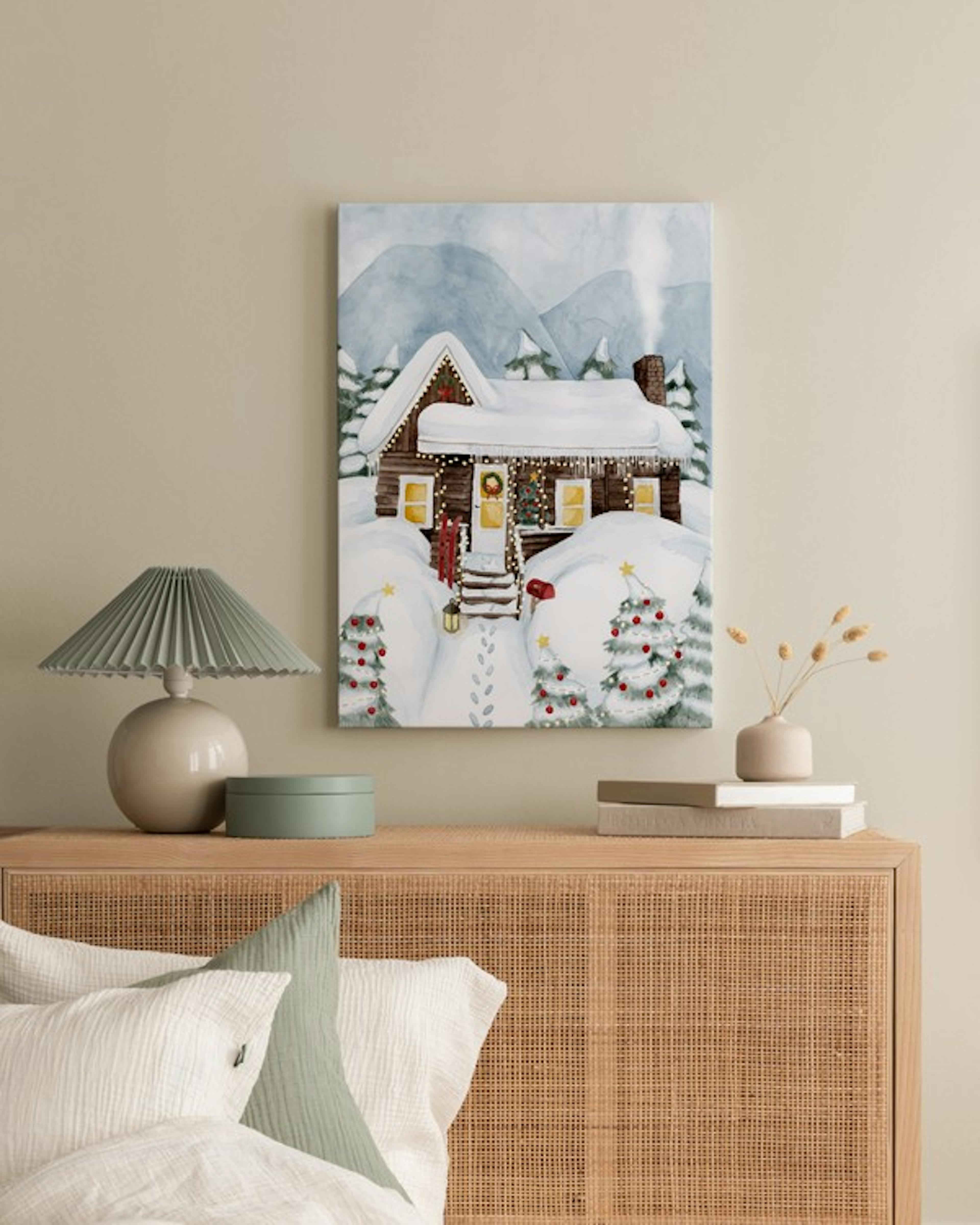 Winter in the Woods Canvas print thumbnail
