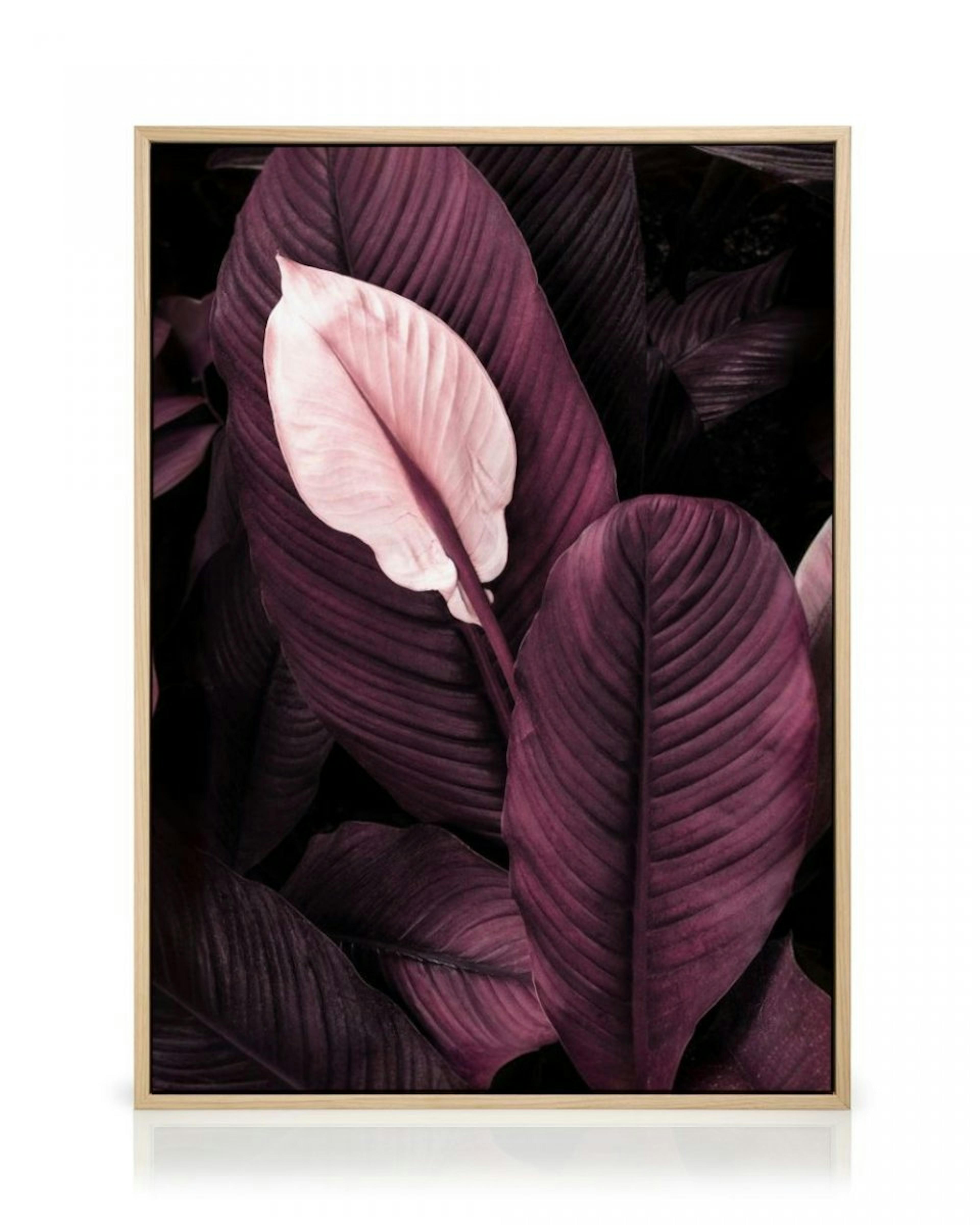 Purple Leaves No1 Canvas print thumbnail