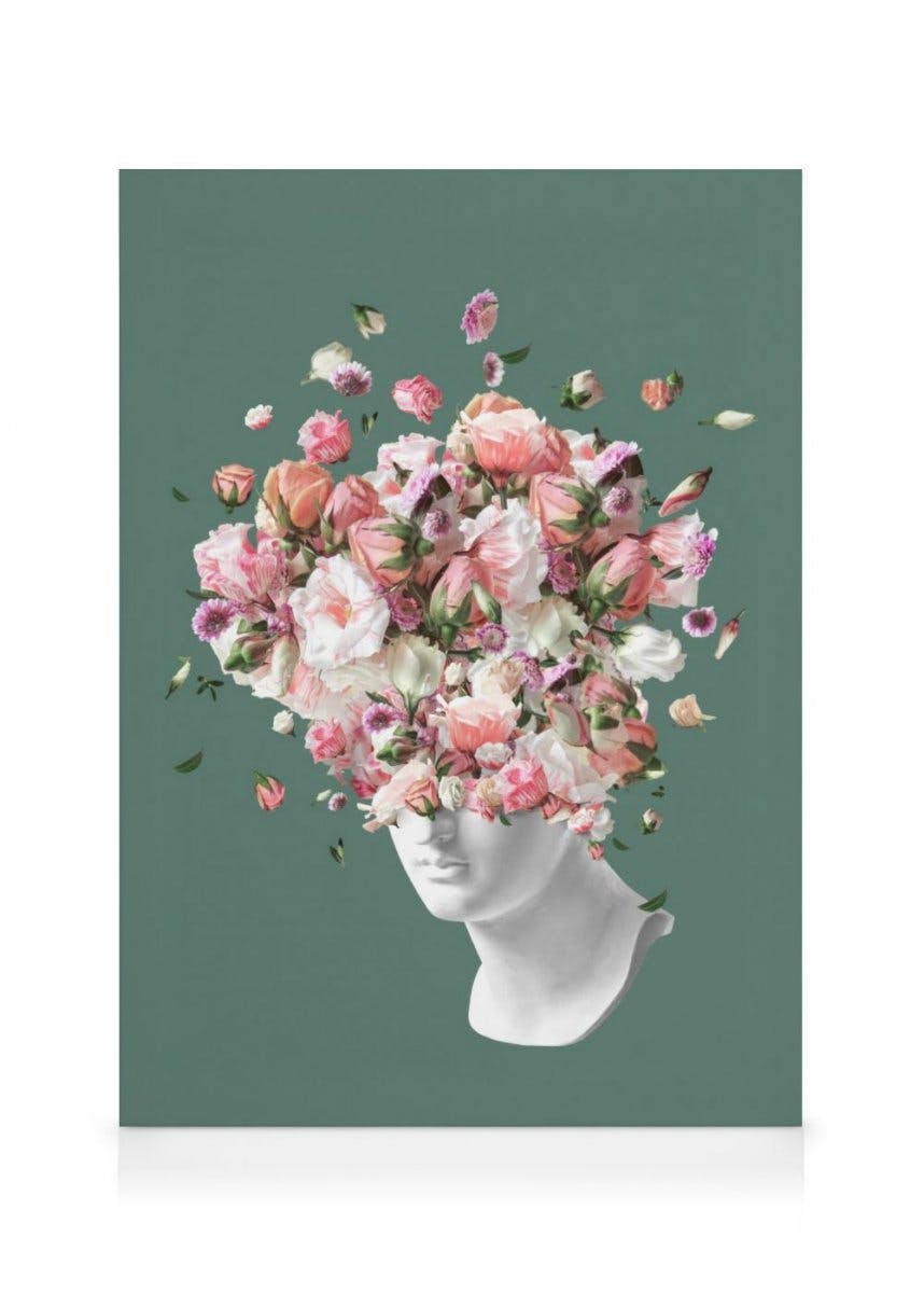 Statue de Fleur No2 Toile (30x40 cm) - Poster Store