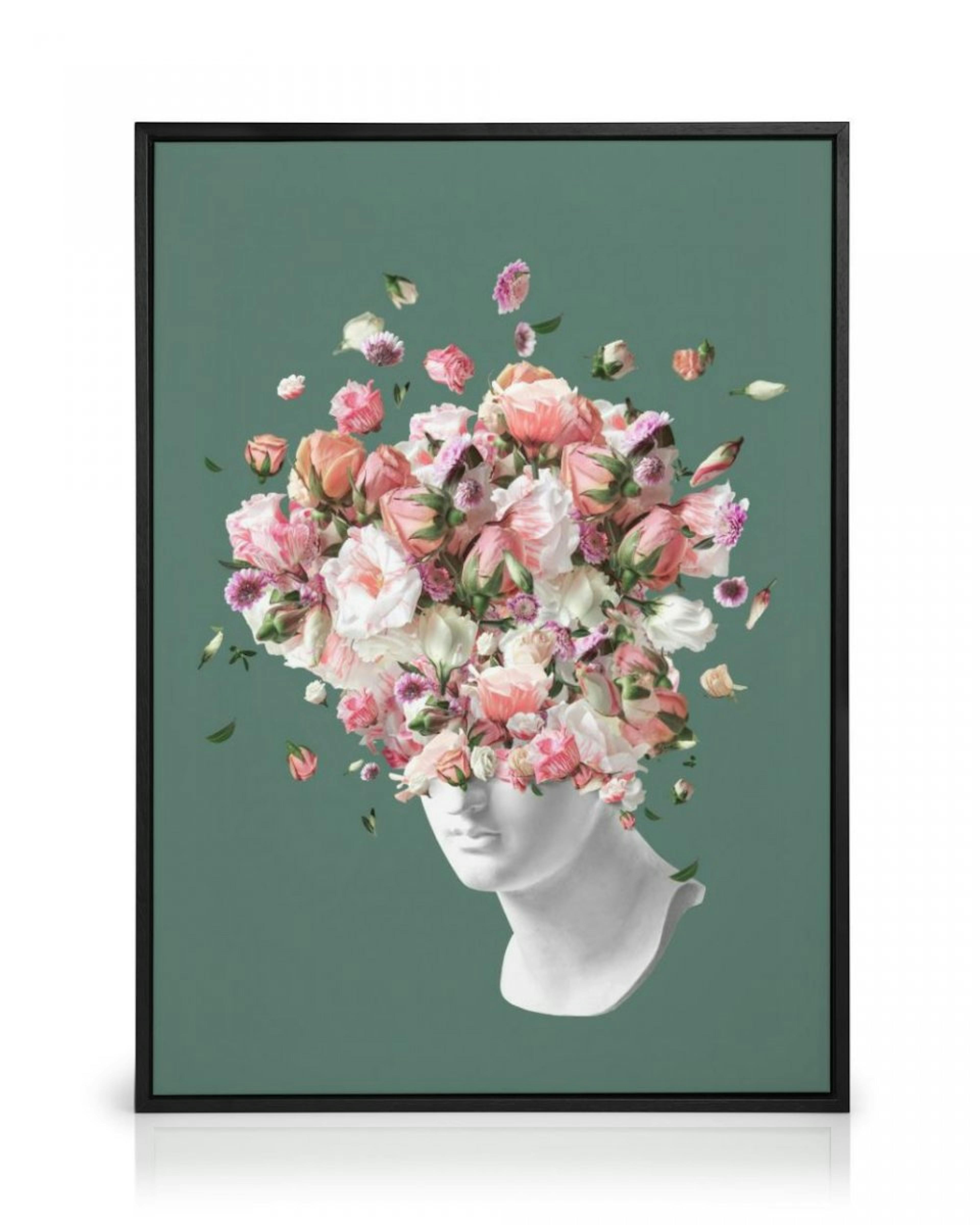 Flower Statue No2 Canvas Print thumbnail