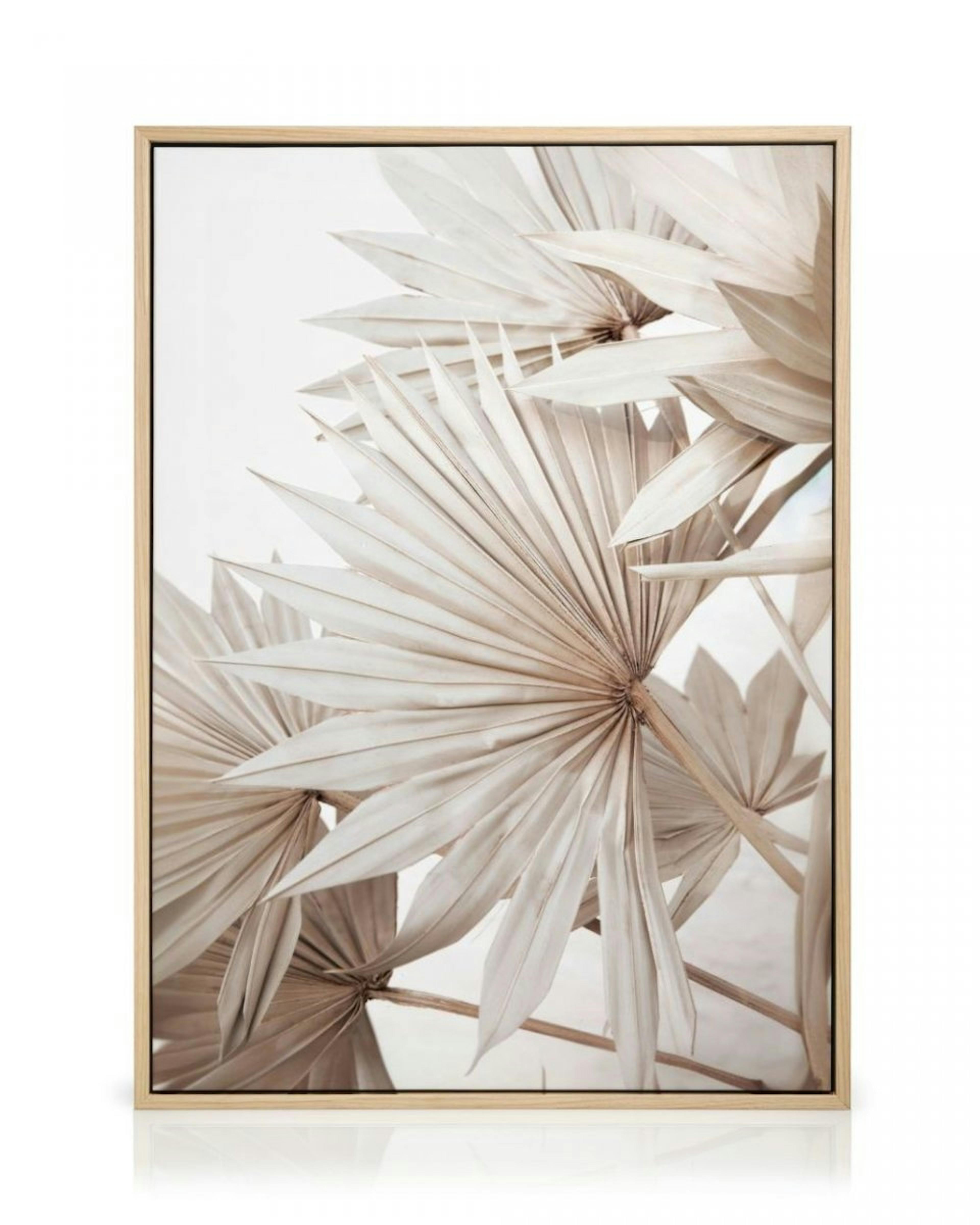 Beige Palm No1 Canvas print thumbnail