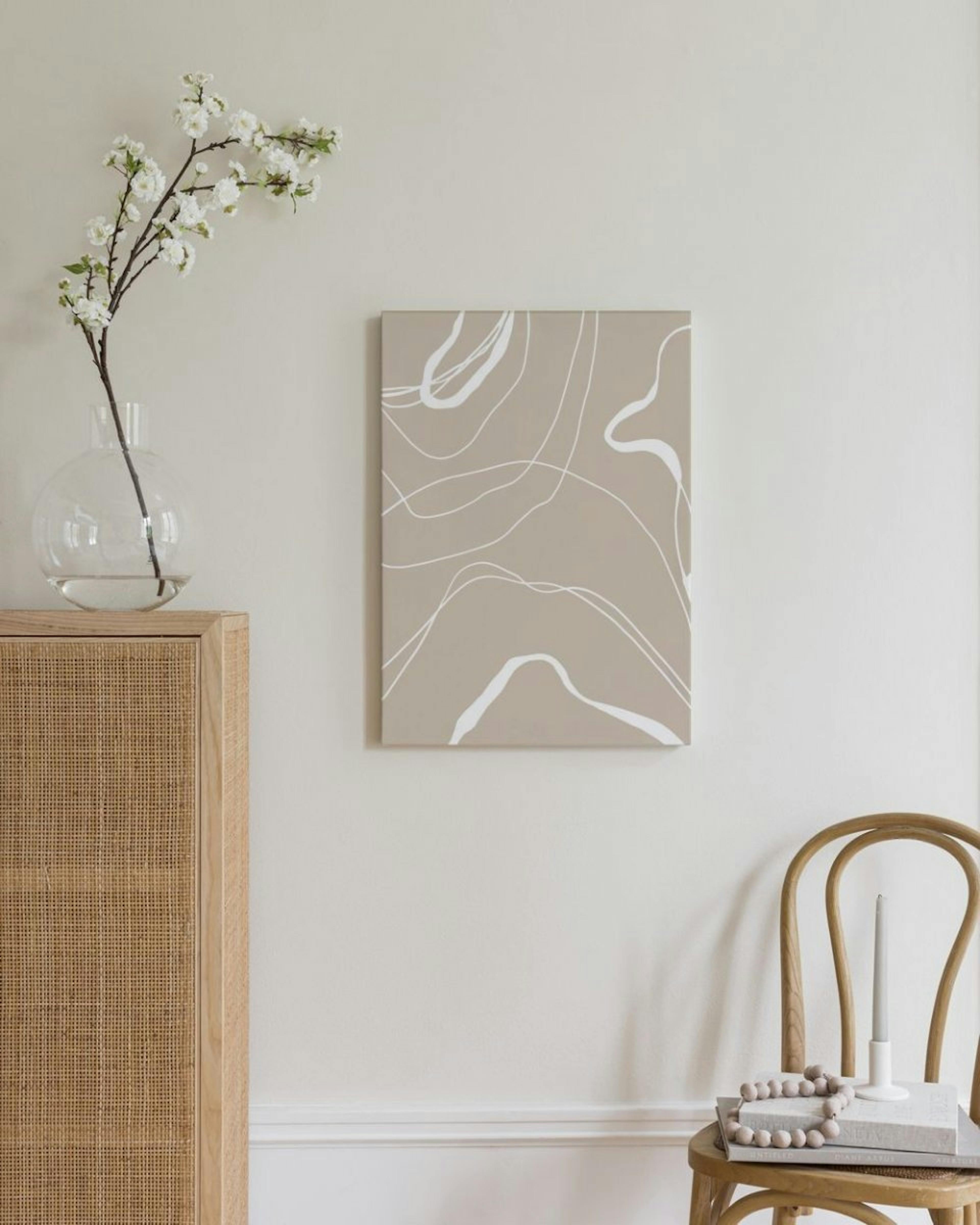 White Lines Canvas print thumbnail