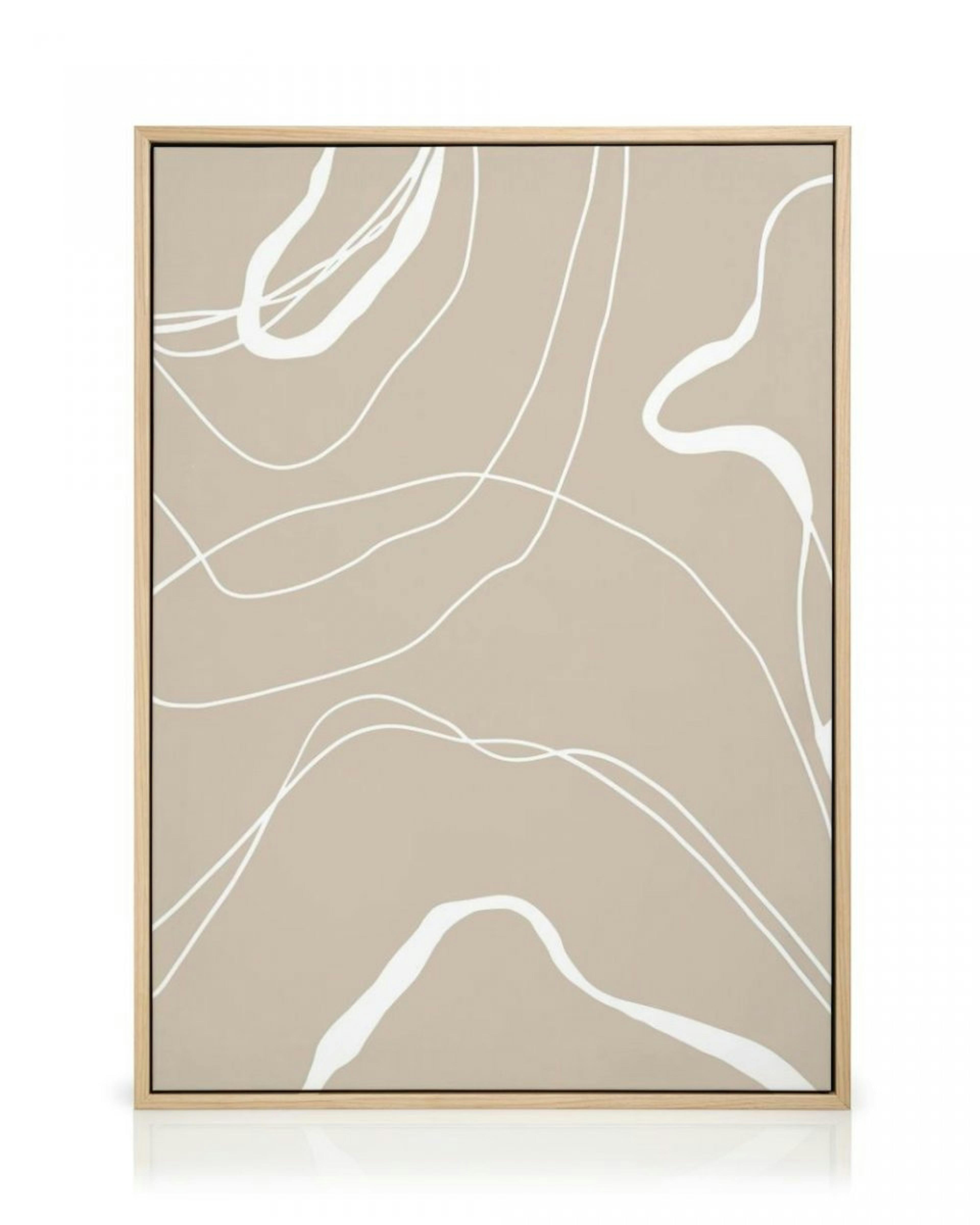 White Lines Canvas Print thumbnail