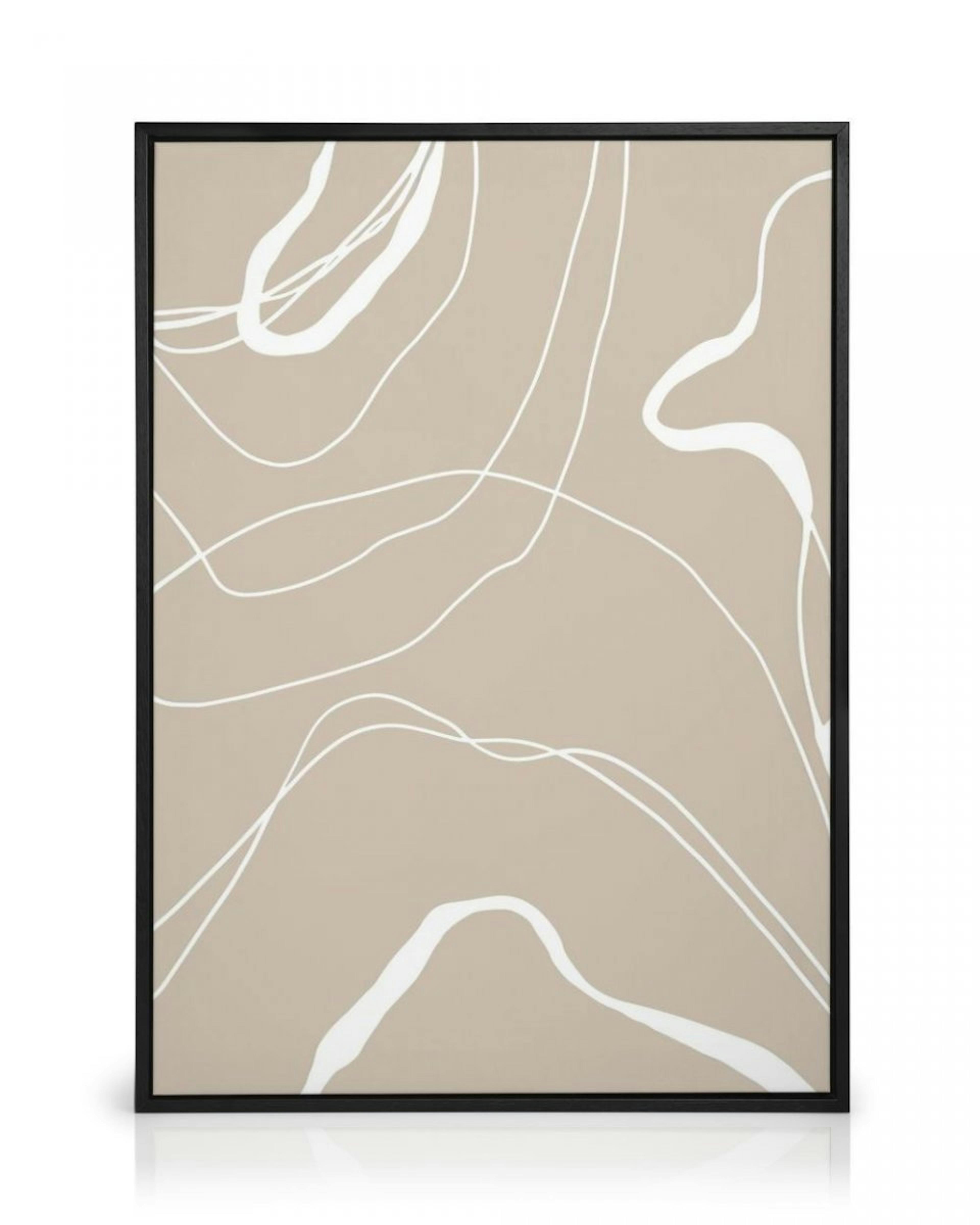 White Lines Canvas Print thumbnail