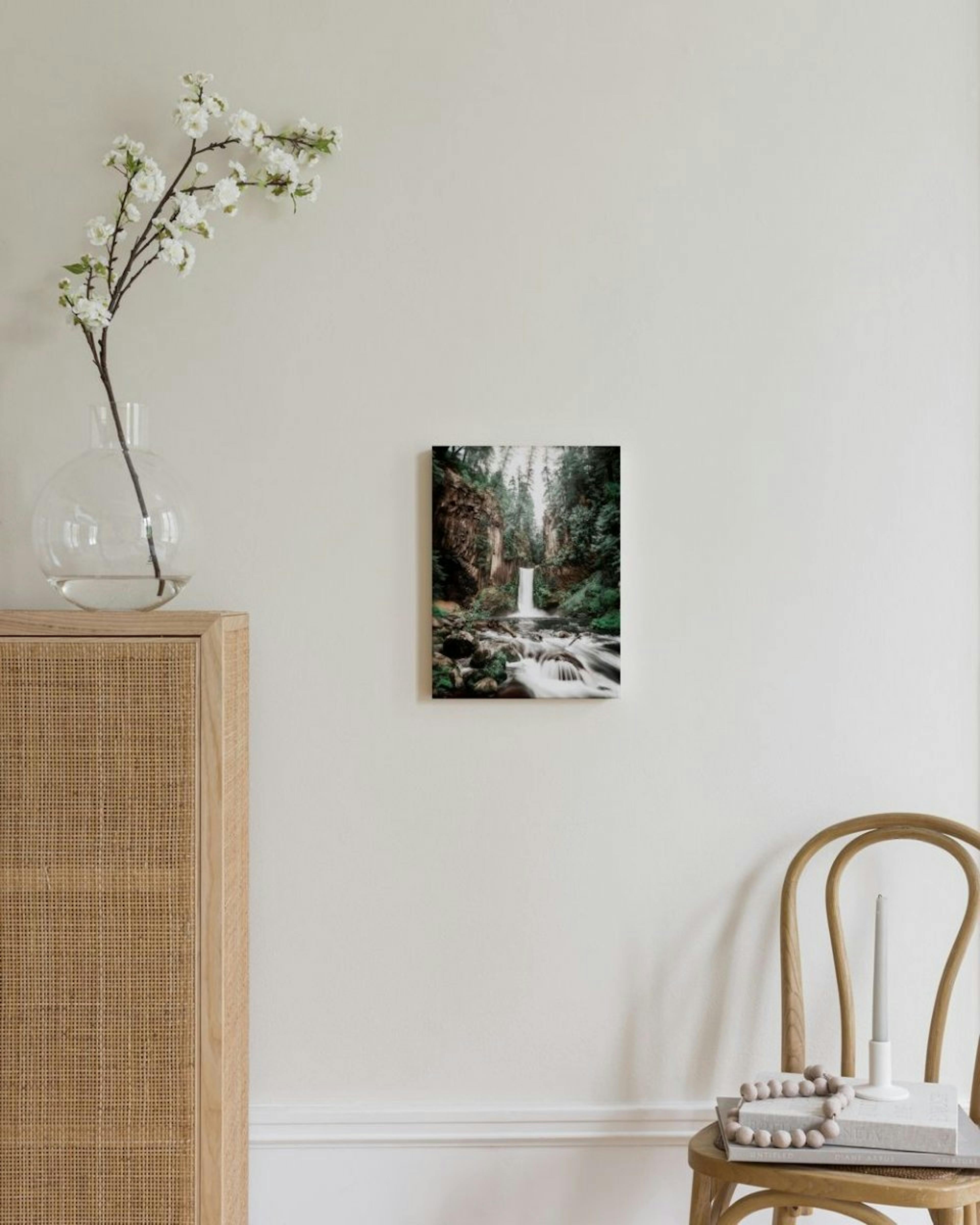 Forest Waterfall Canvas Print thumbnail