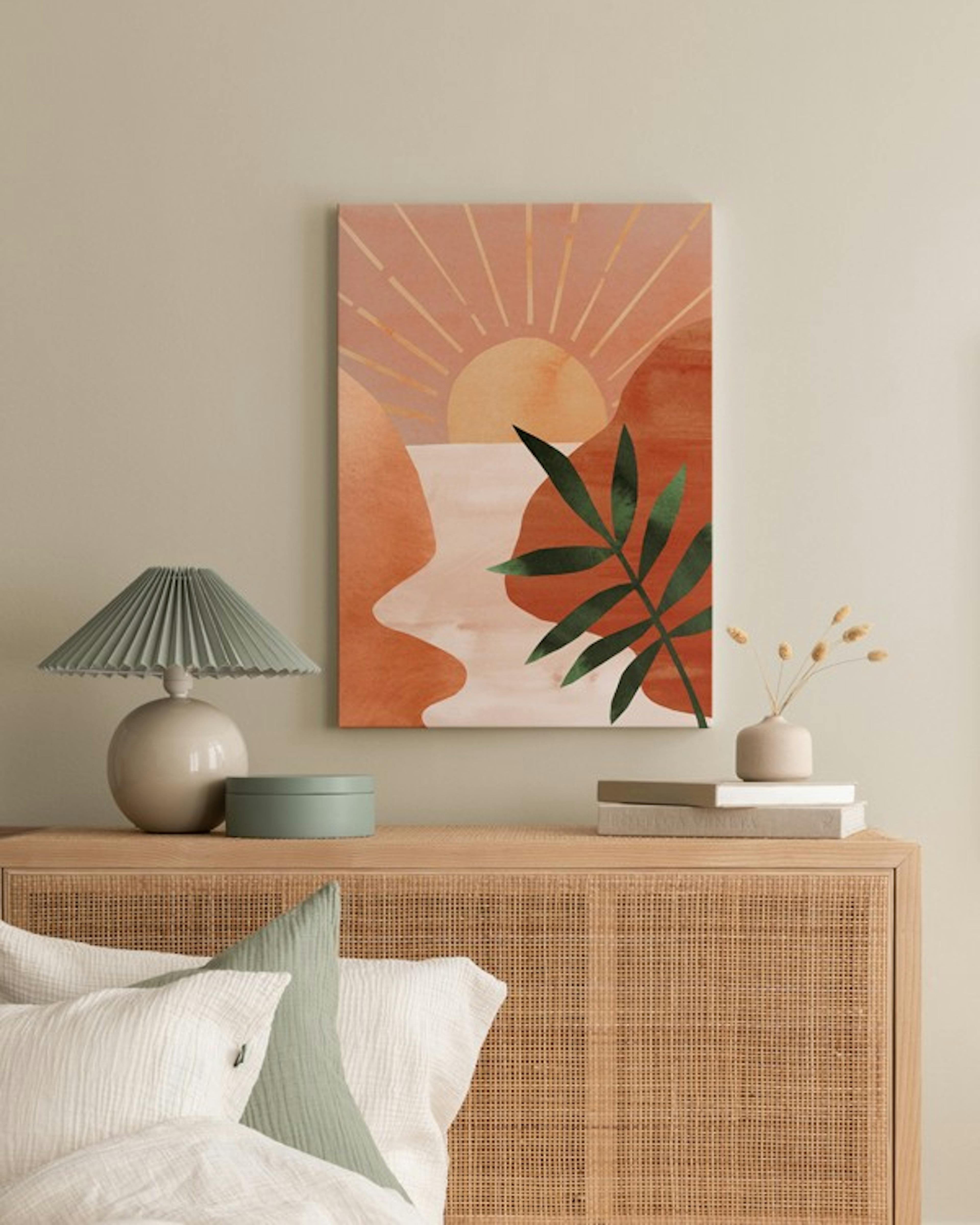 Abstract Sunset Canvas print thumbnail