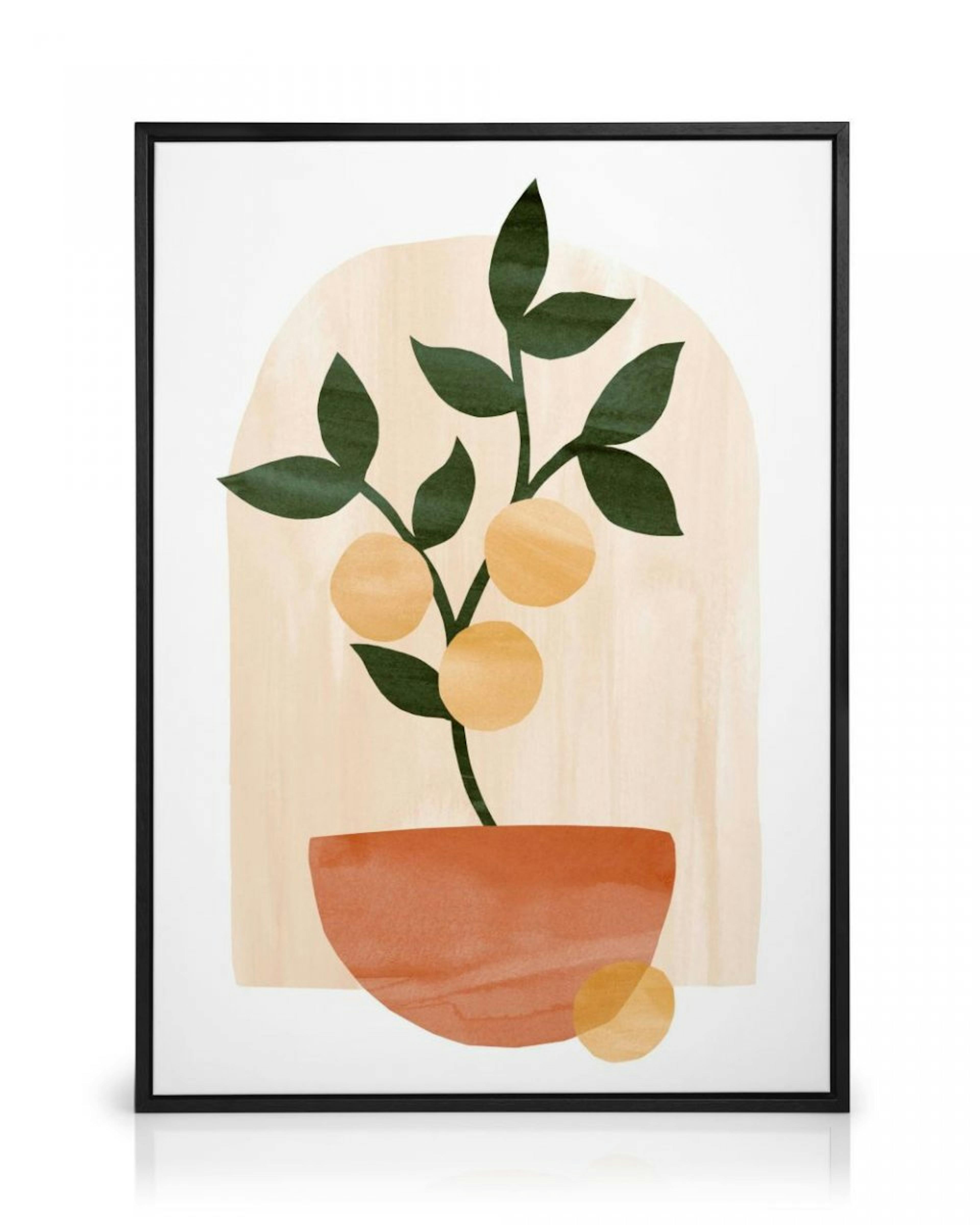 Abstract Lemon Tree Canvas print thumbnail