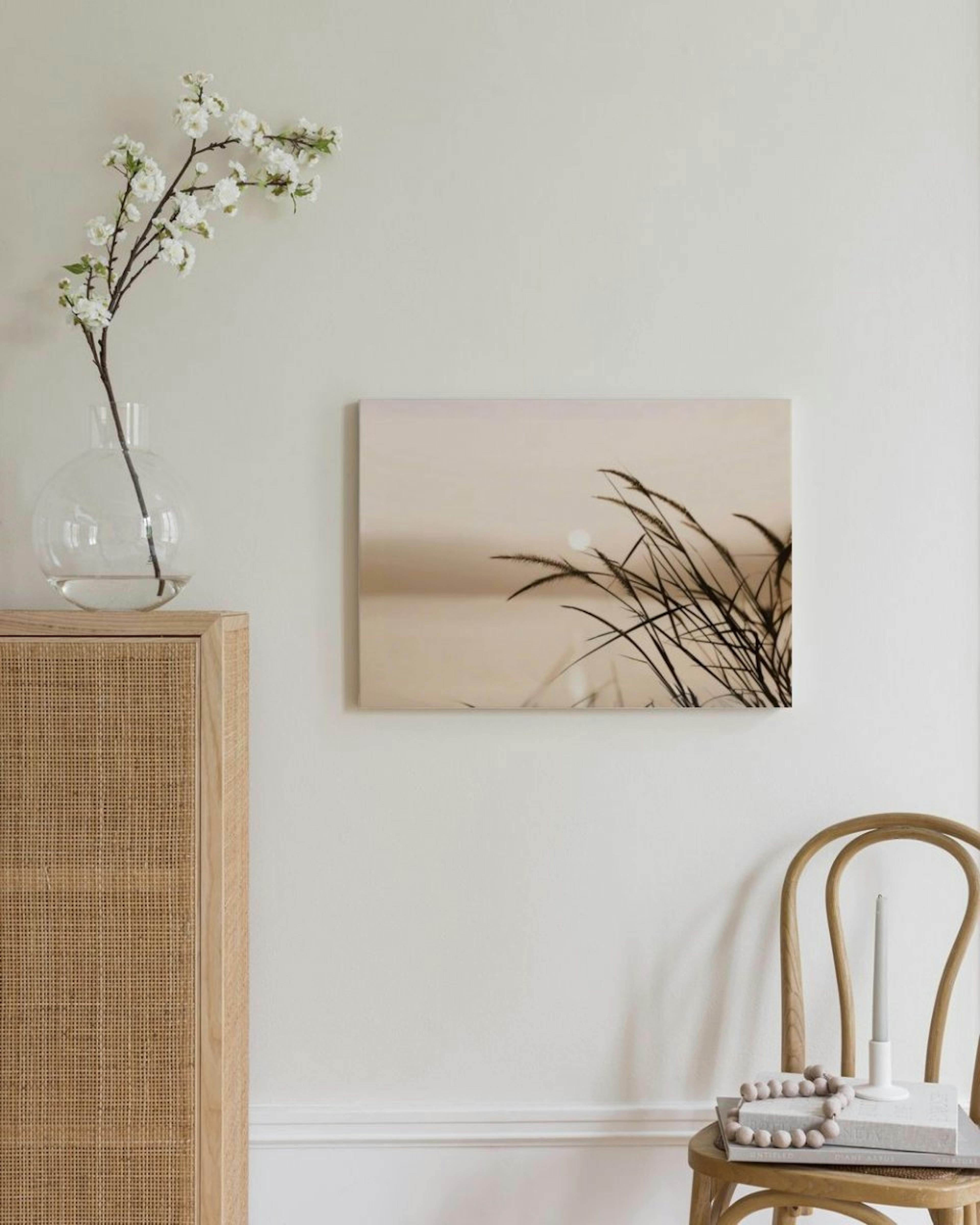 Reed Silhouette Canvas print thumbnail