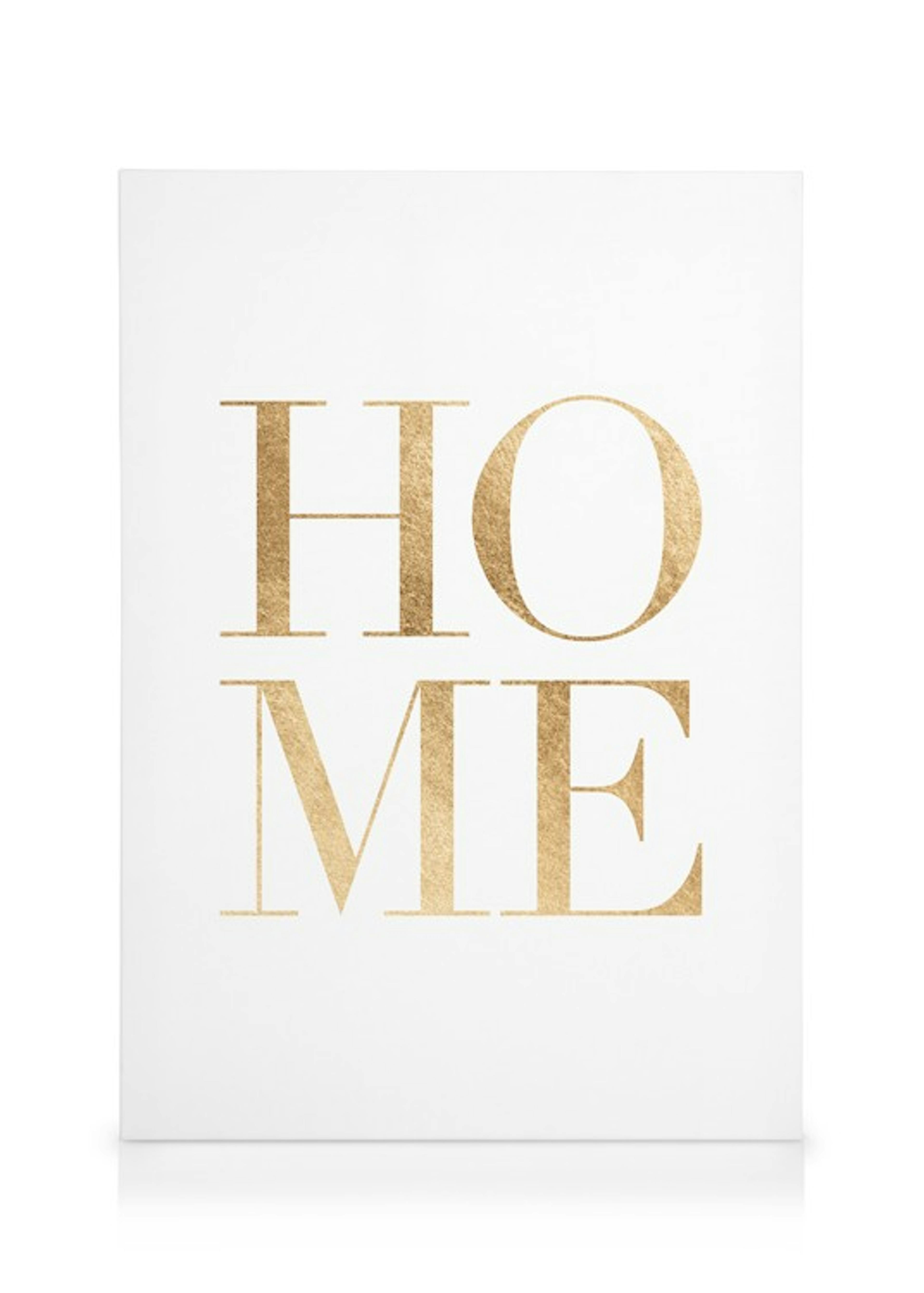 Gold Home Canvas print 0