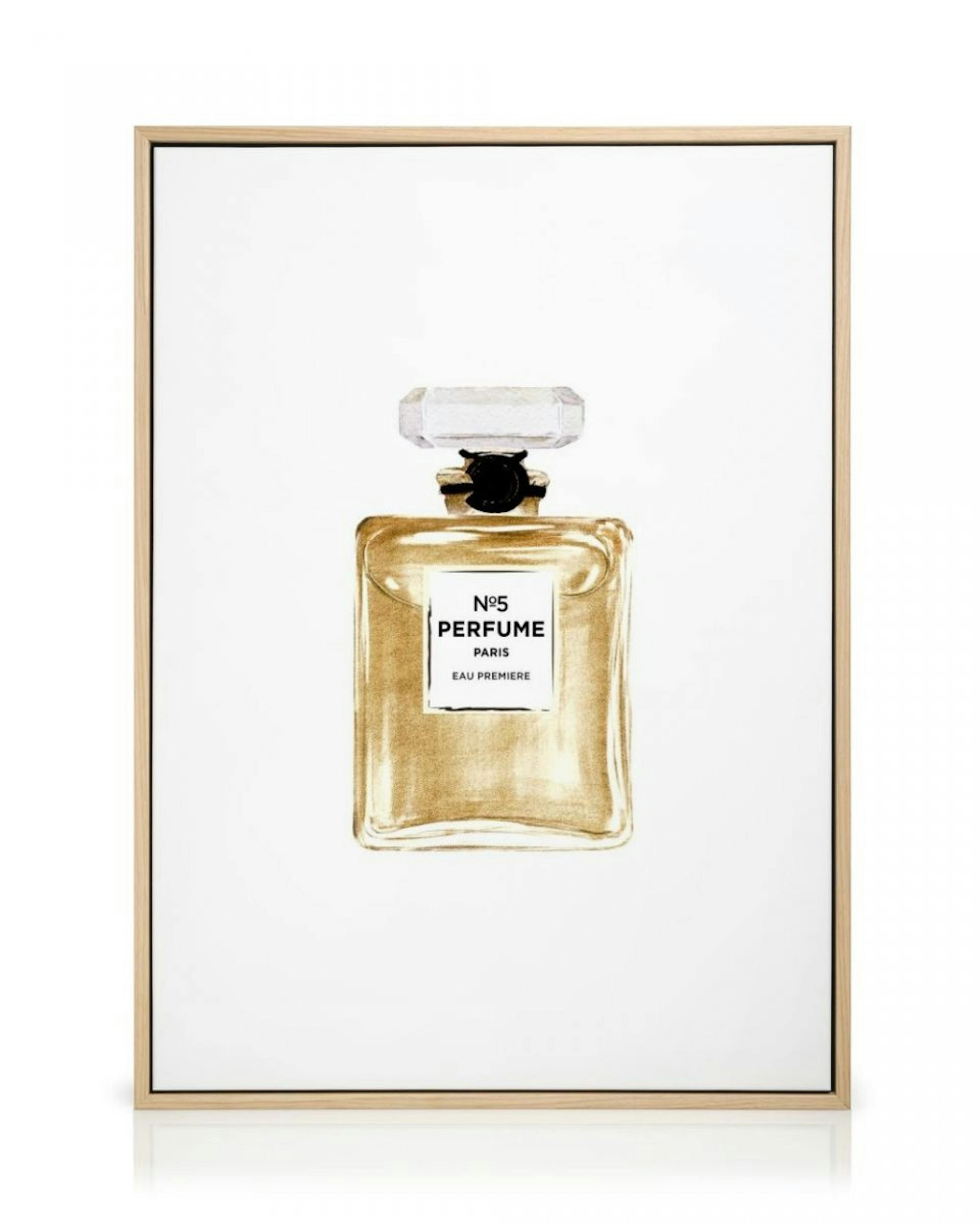 Gold Perfume Canvas print thumbnail