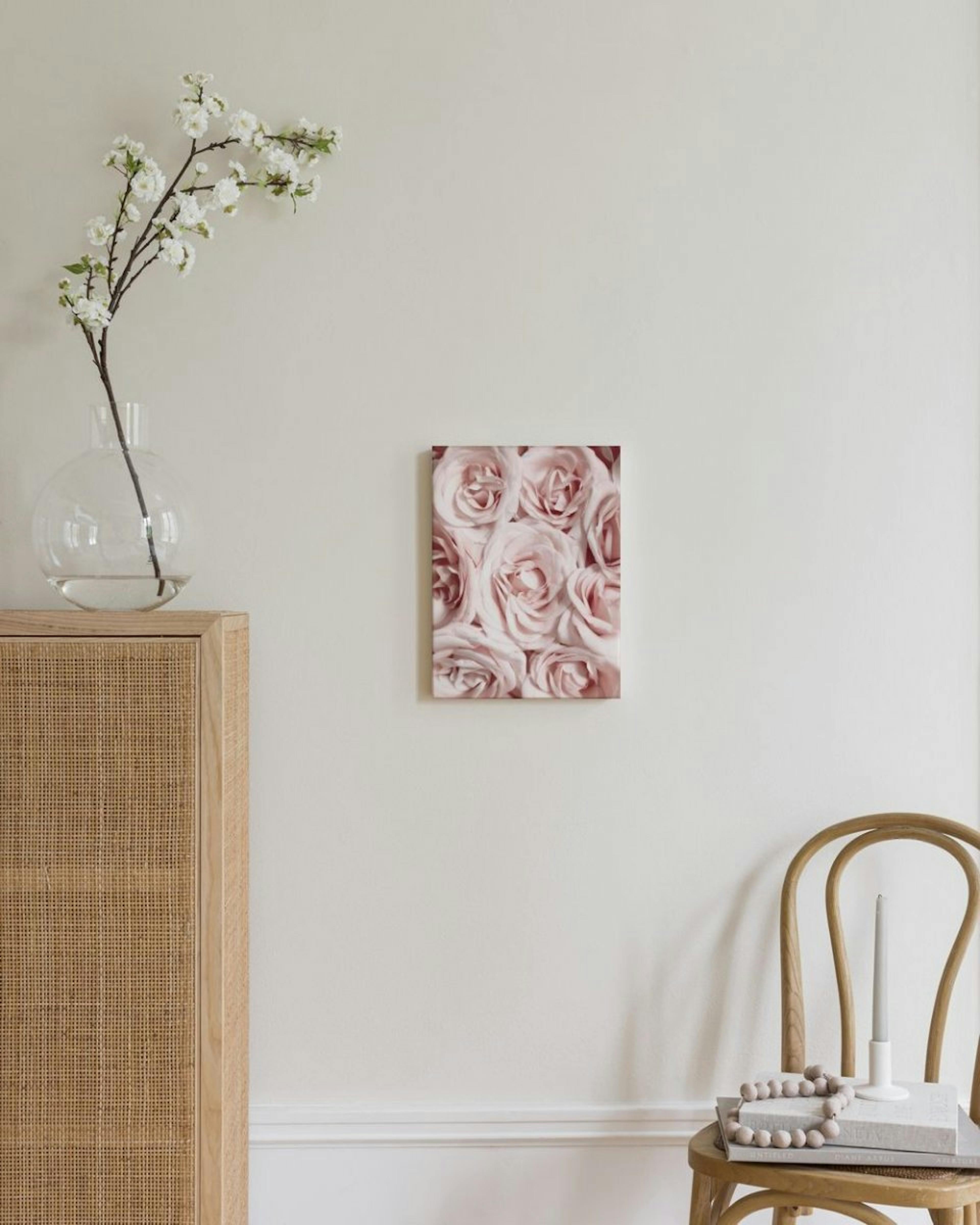 Wall of Roses Canvas Print thumbnail