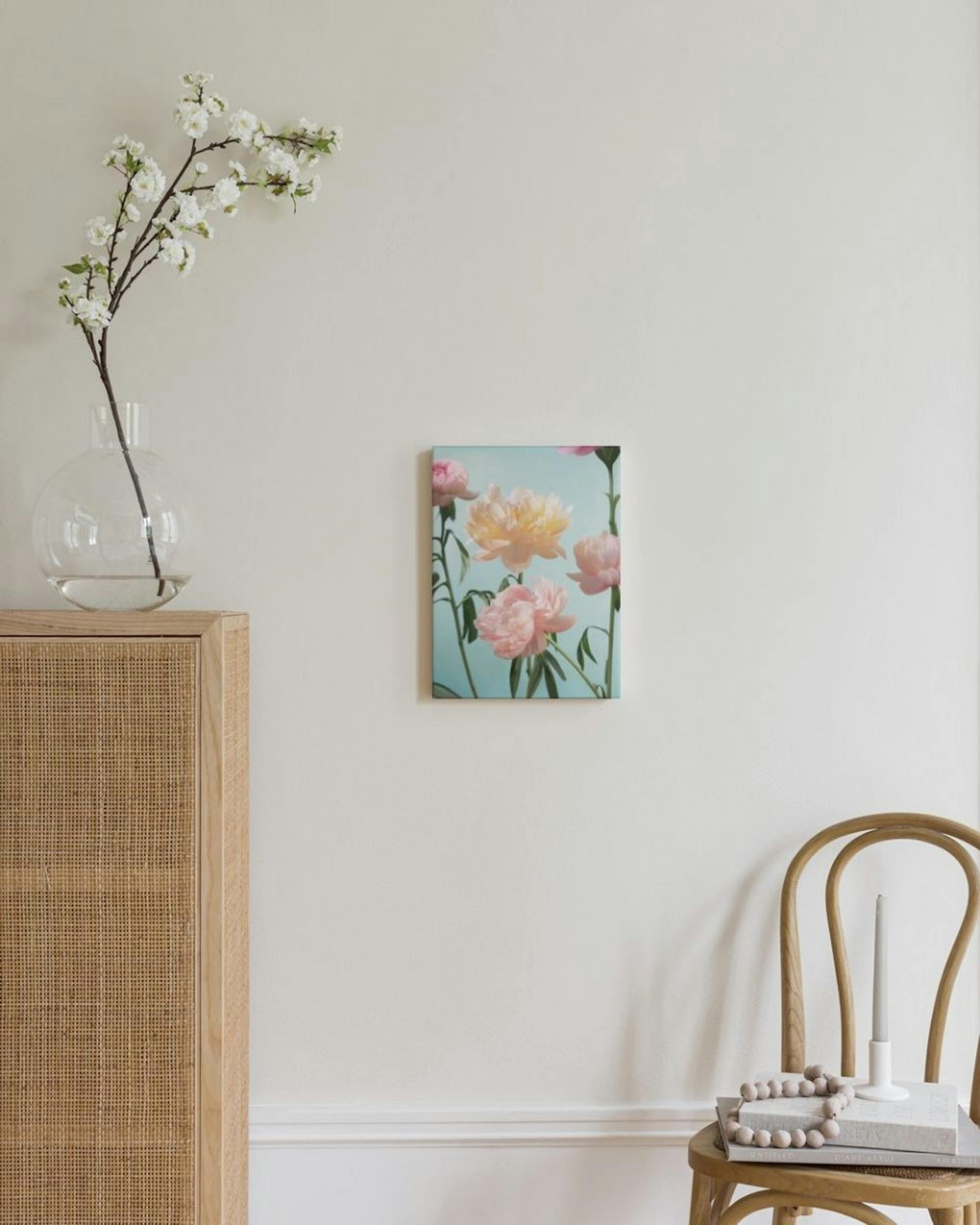 Pastel Flowers Canvas print thumbnail