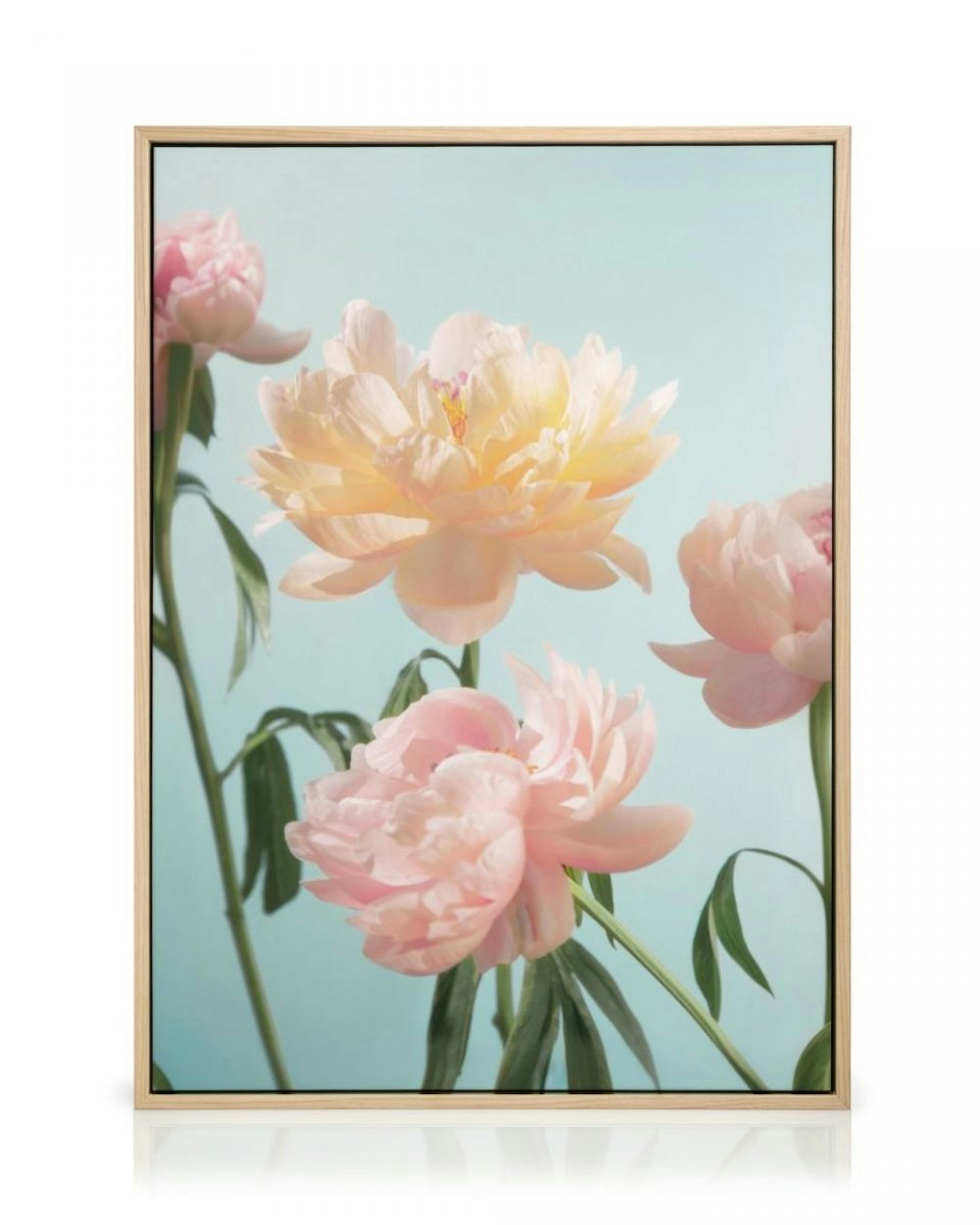 Pastel Flowers Canvas Print thumbnail