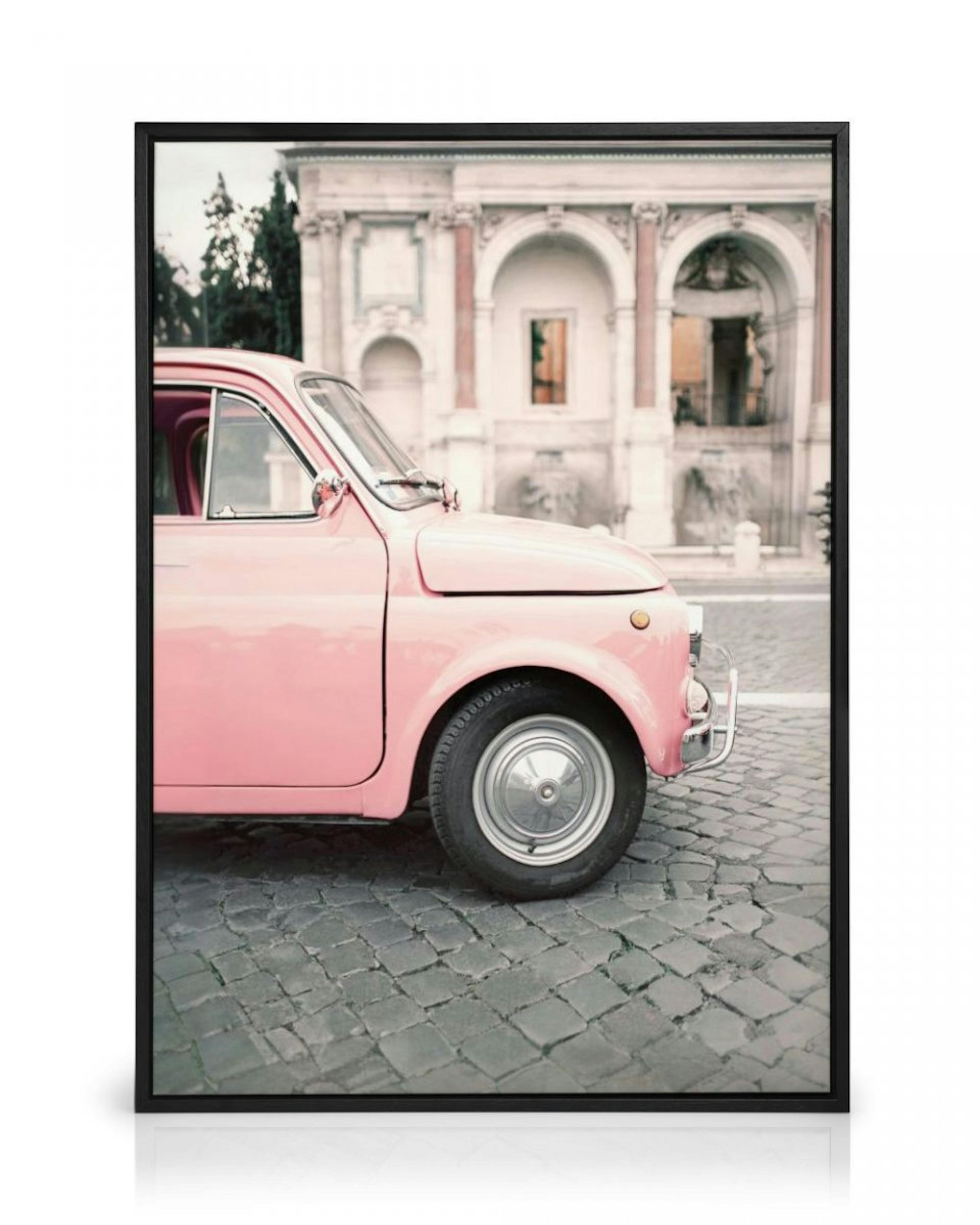 Pink Car Canvas Print thumbnail