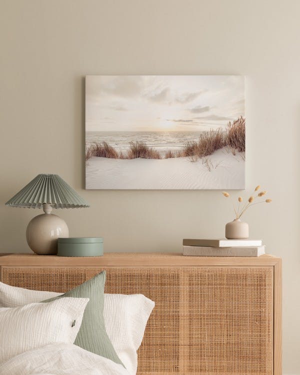 Canvas Prints - Sunset at Dune Beach Canvas print (70x100 cm) - Poster Store