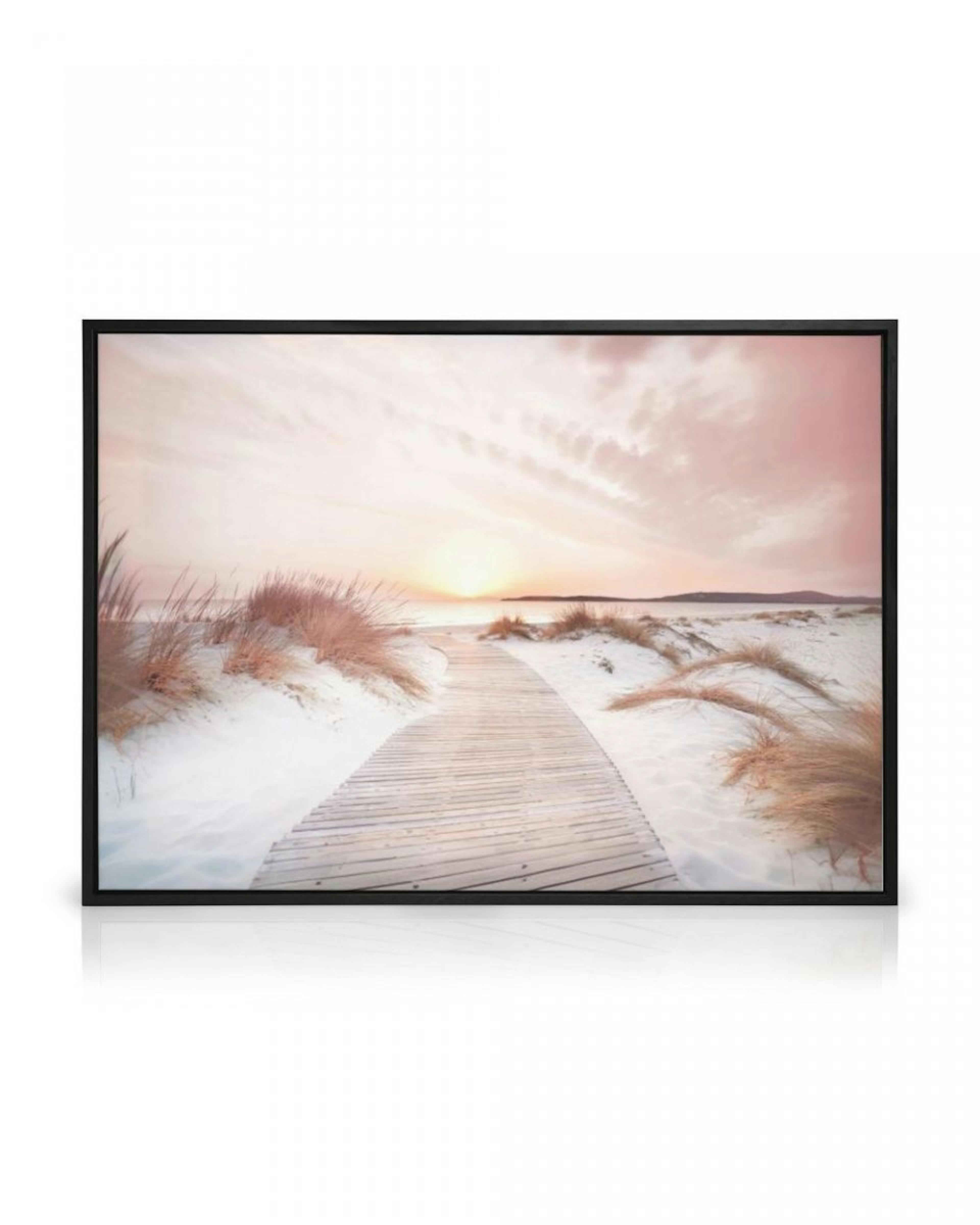 Sea View at Sunset Canvas Print thumbnail