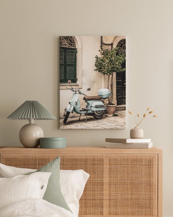 Canvas Prints - Italy Vespa Canvas print (50x70 cm) - Poster Store