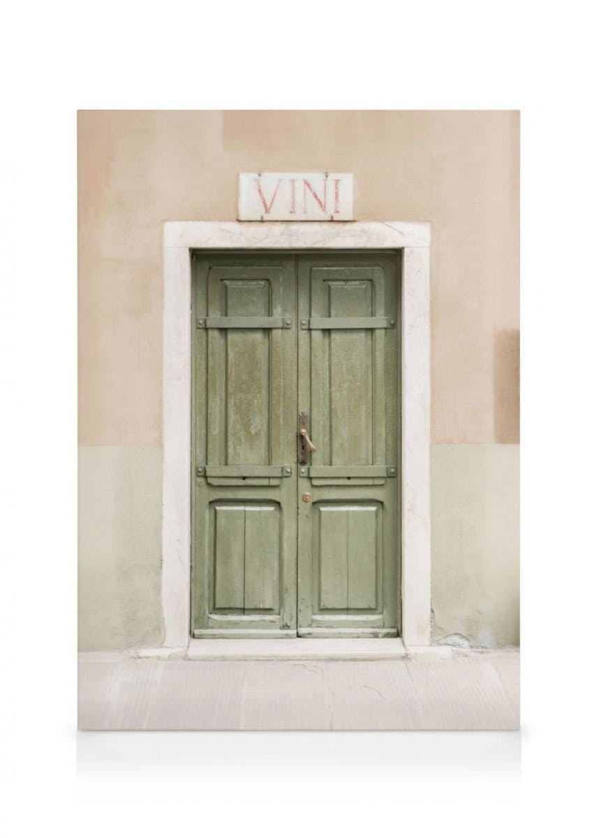 Canvas Prints - Vini Sign Canvas print (70x100 cm - Black Frame) - Poster Store