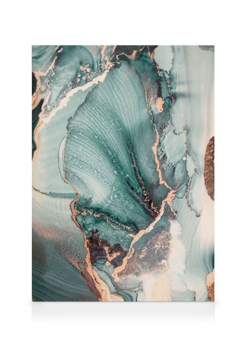 Textura Abstracta de Pétalos No2 Lienzo (70x100 cm - Marco de negro) - Poster Store