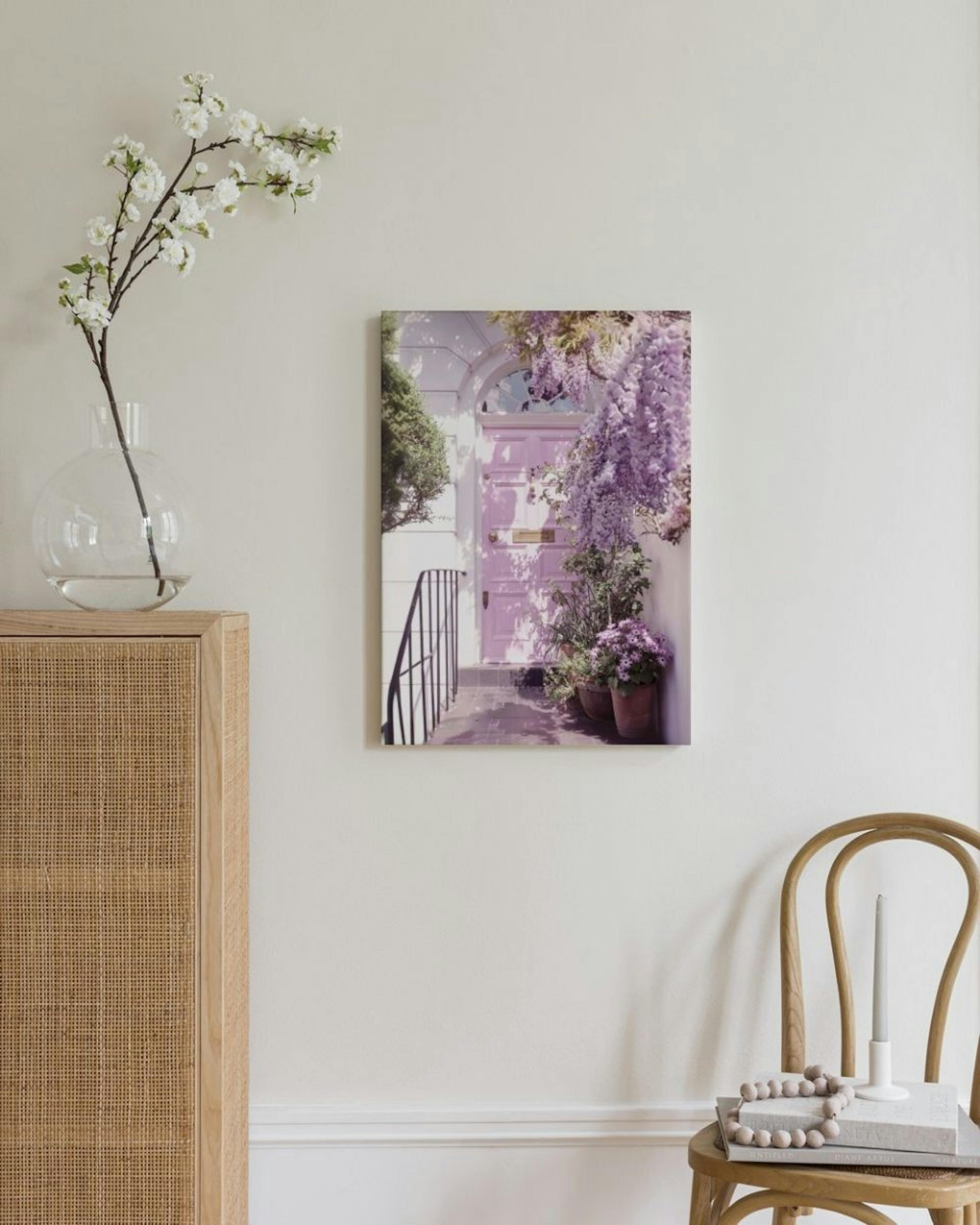 Wisteria Purple Door Kanvaasi thumbnail