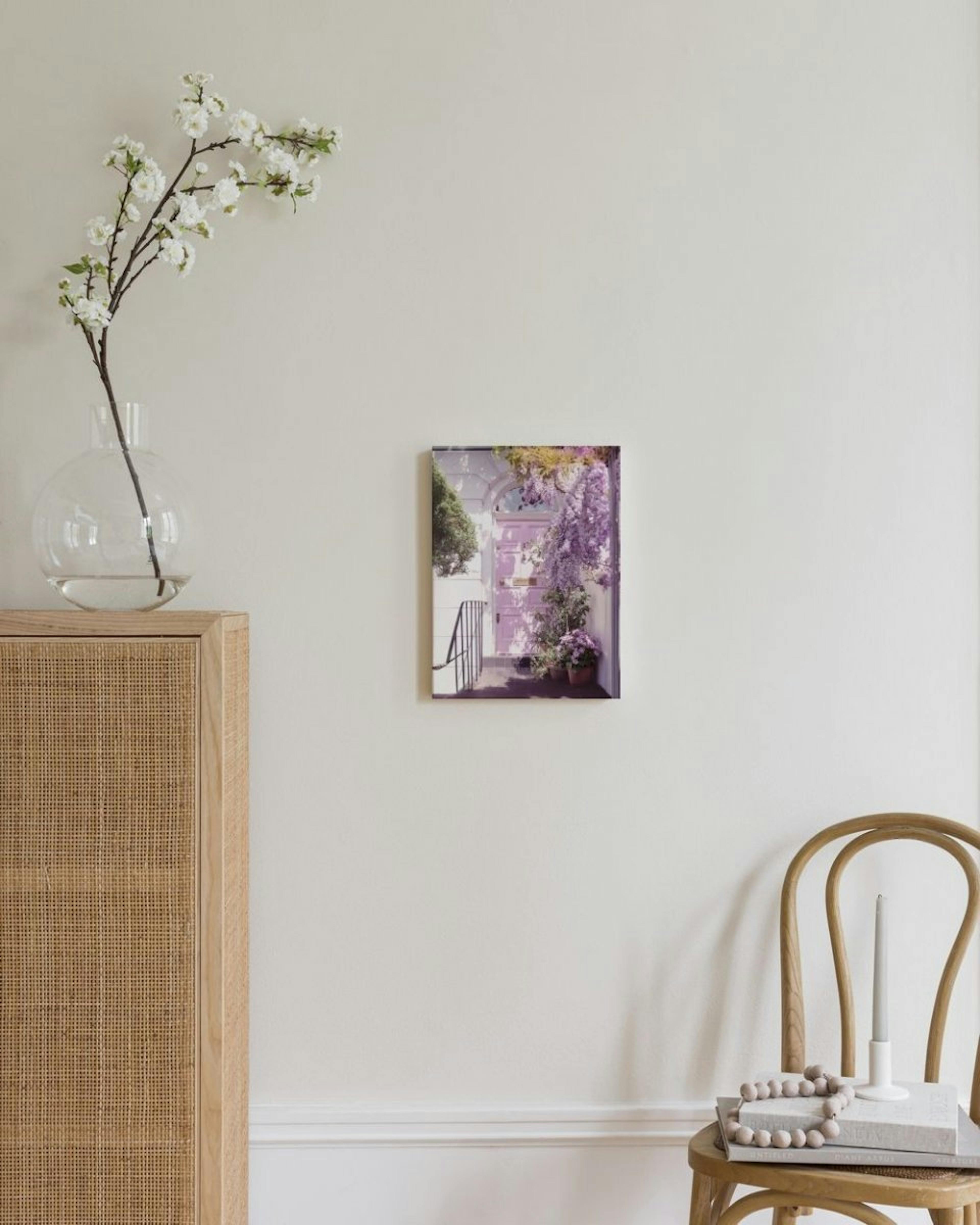 Wisteria Purple Door Canvas print thumbnail