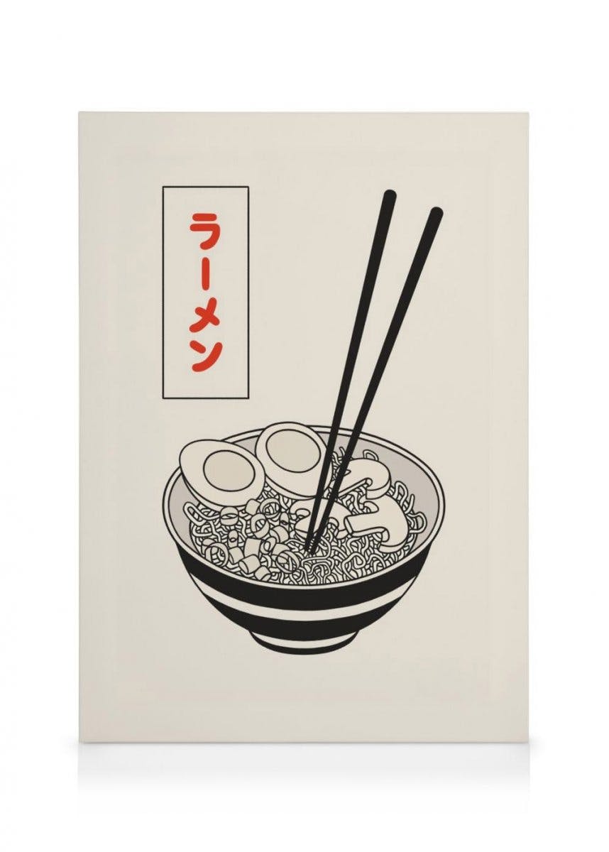 Canvas Prints - Ramen No1 Canvas print (30x40 cm) - Poster Store