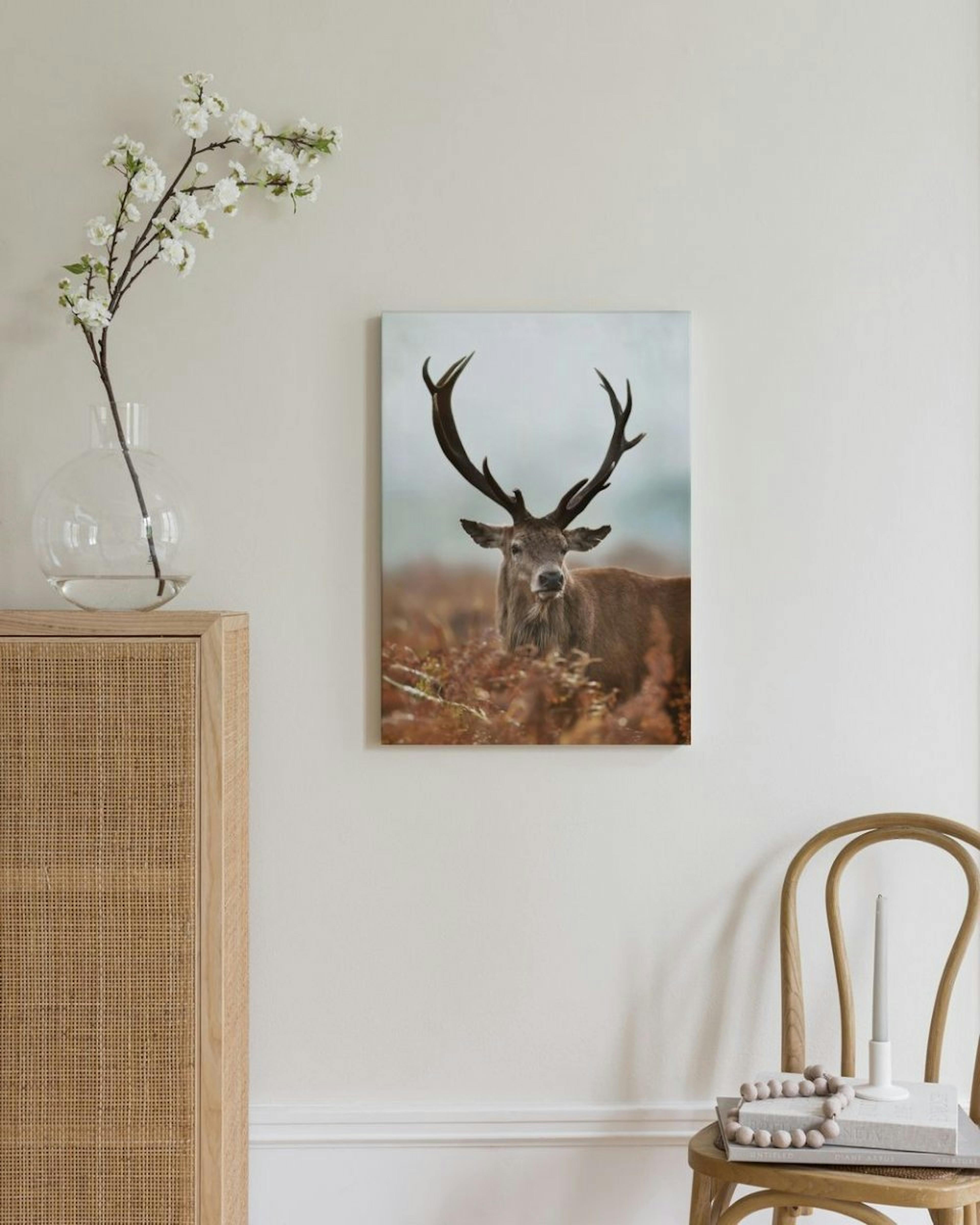 Forest Stag Canvas Print thumbnail