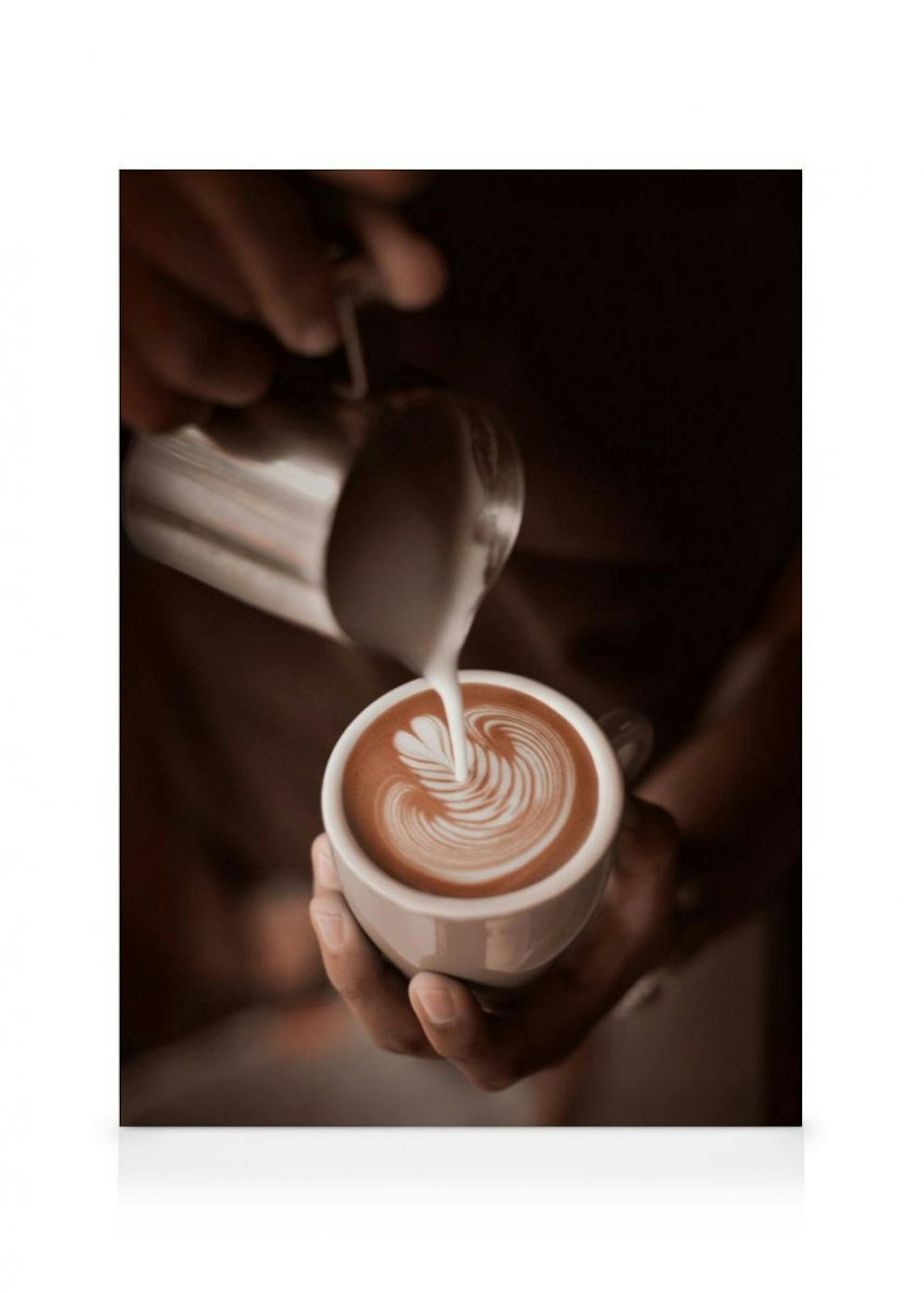 Cappuccino Art Canvas Print 0