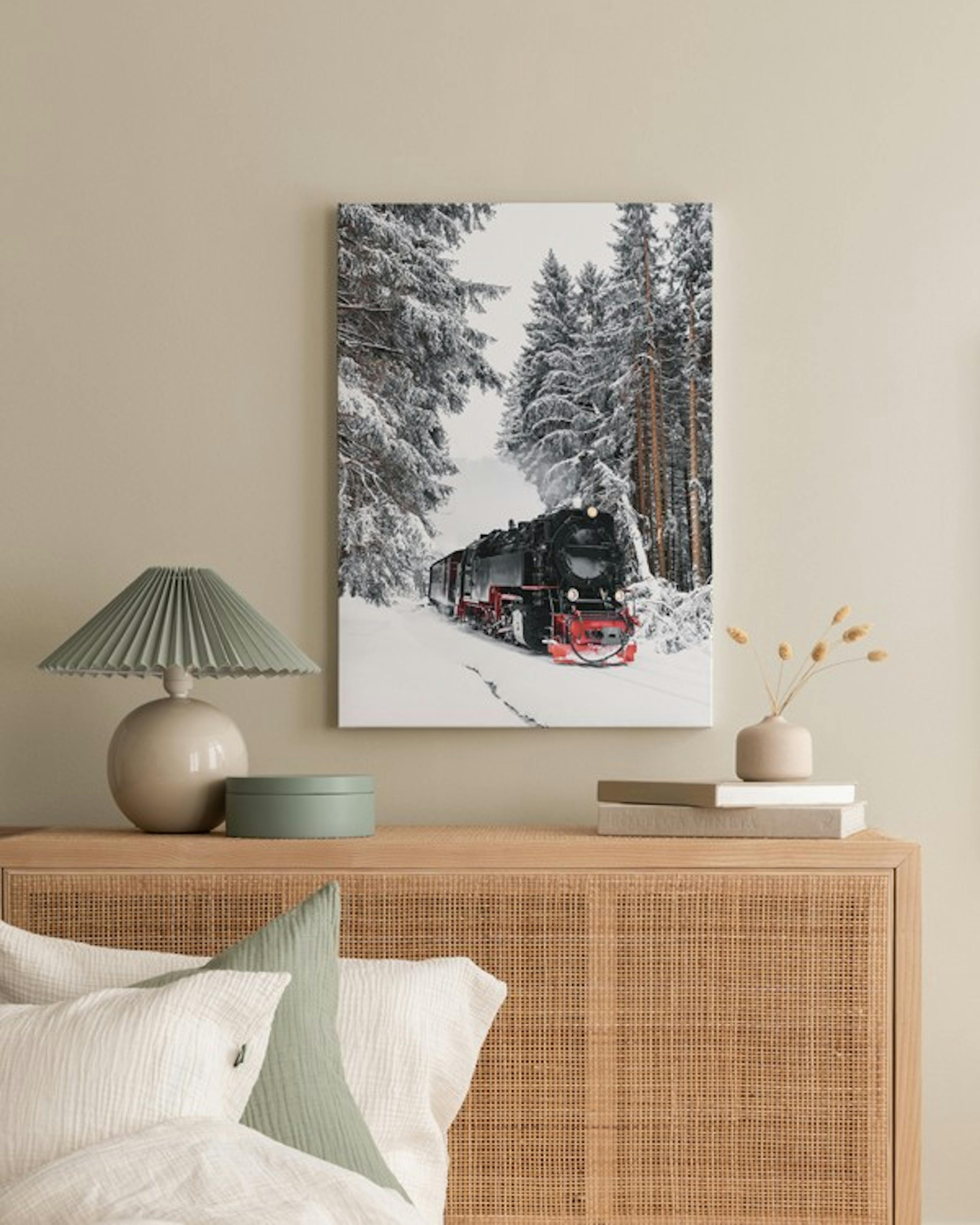 Winter Train Canvas print thumbnail