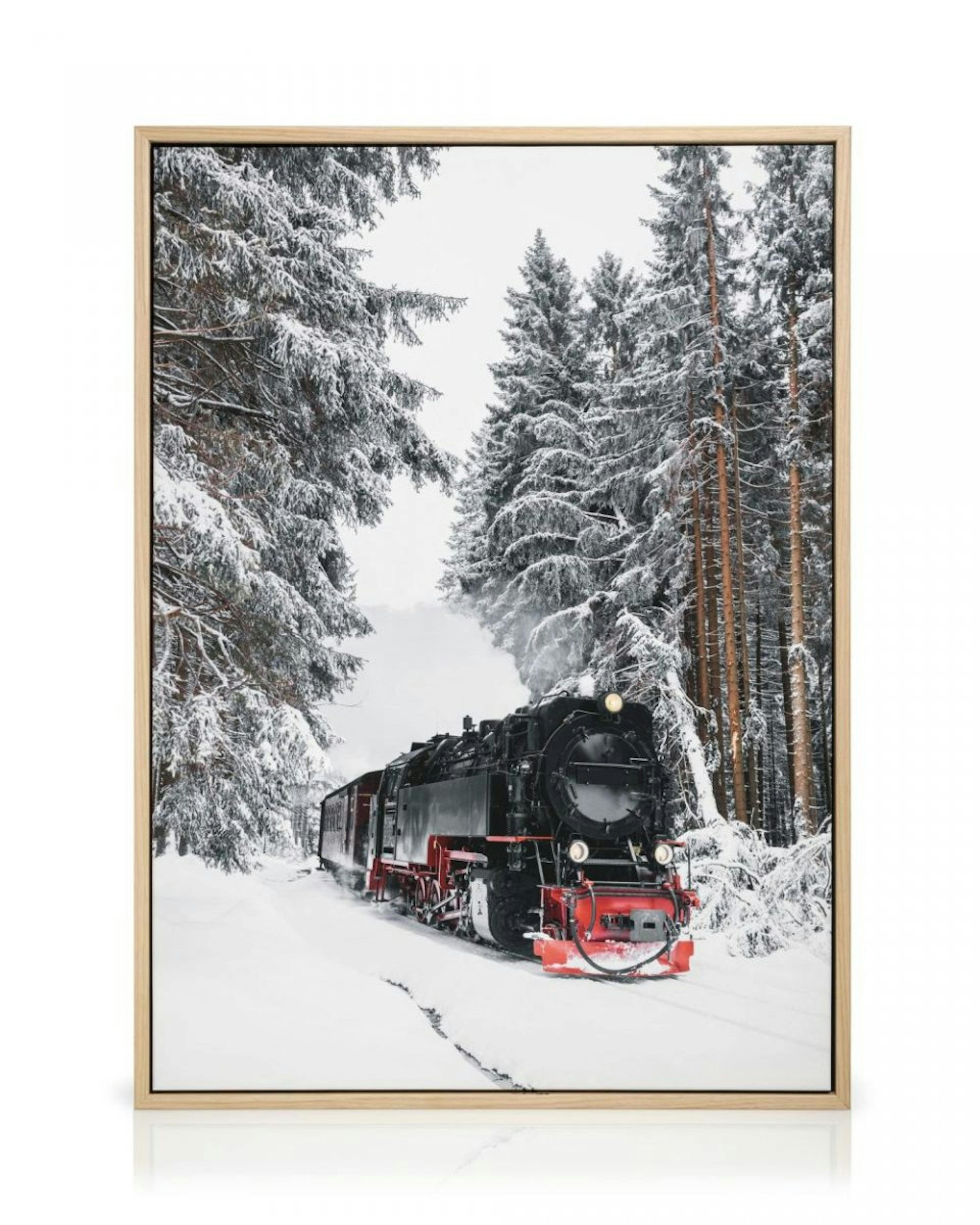 Winter Train Lienzo thumbnail