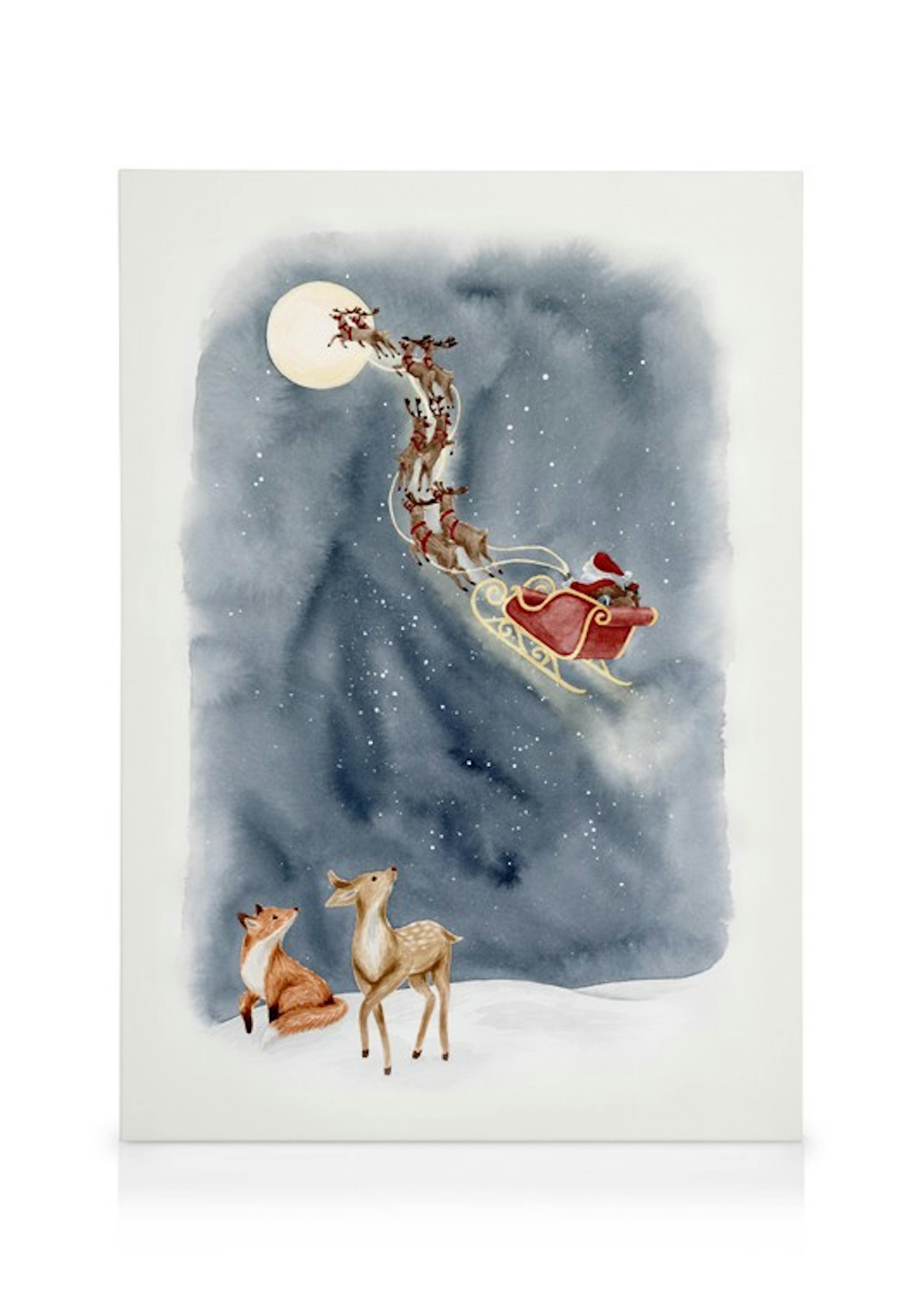 Santa's Sleigh Canvas thumbnail