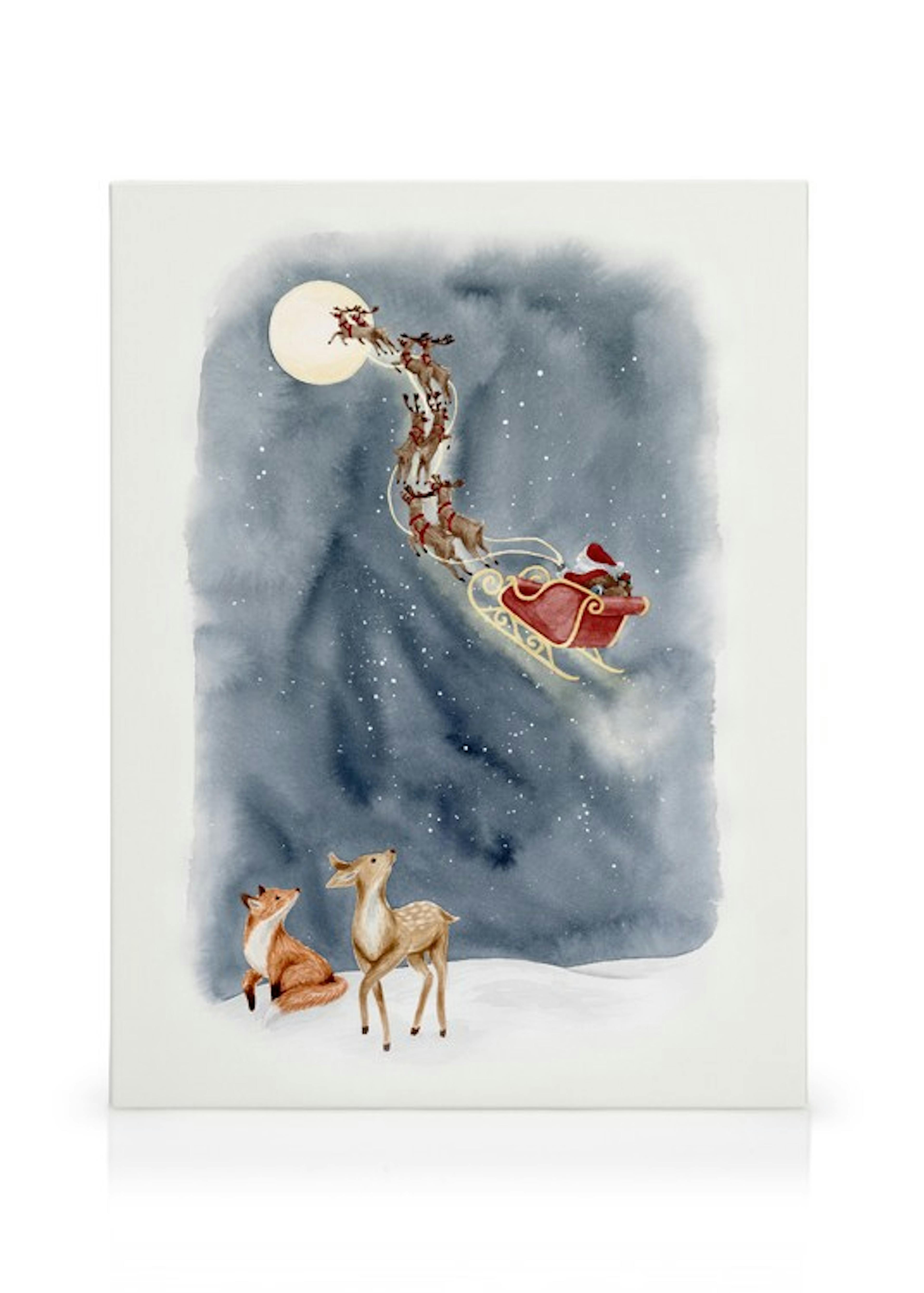 Santa's Sleigh Canvas thumbnail