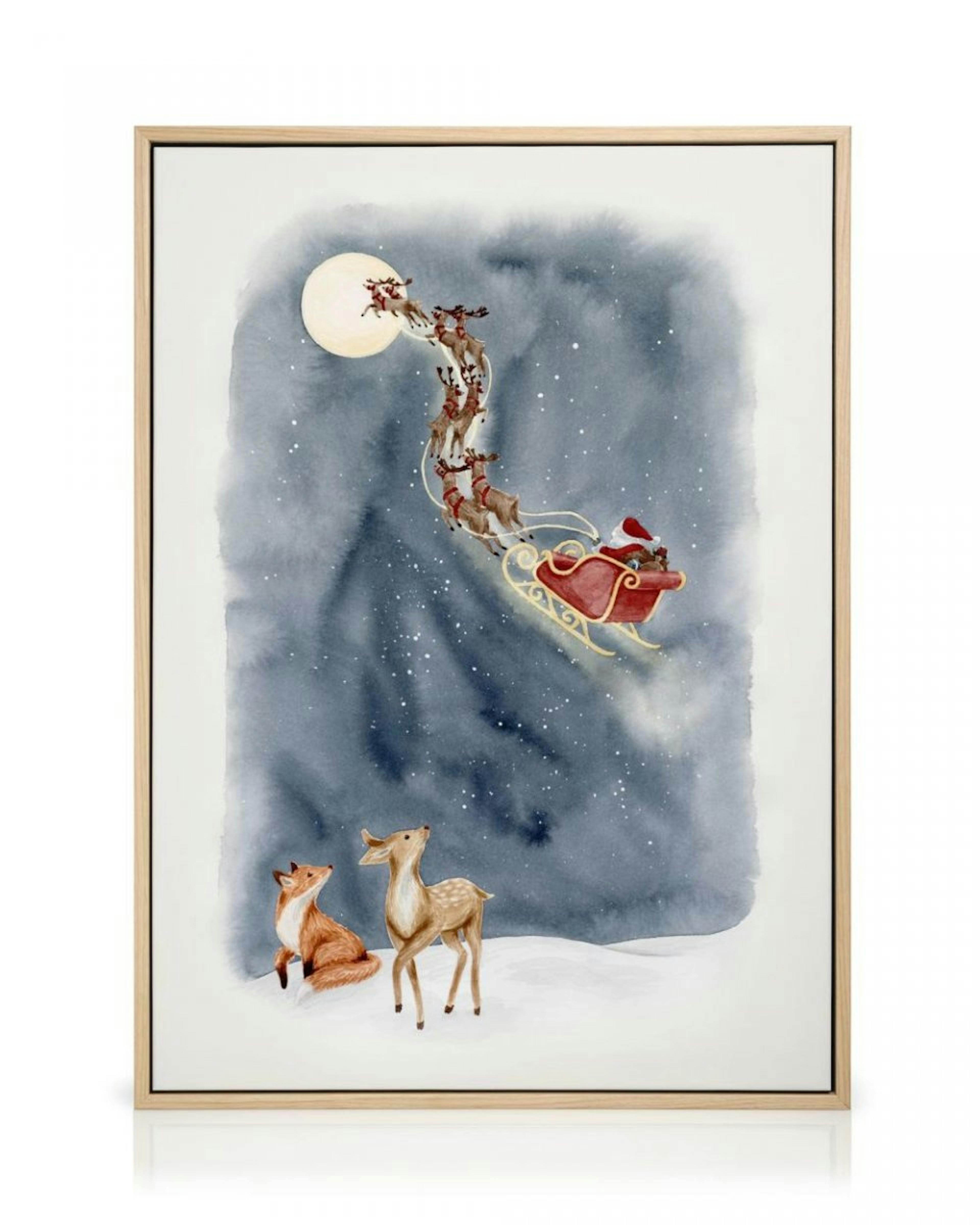 Santa's Sleigh Canvas print thumbnail
