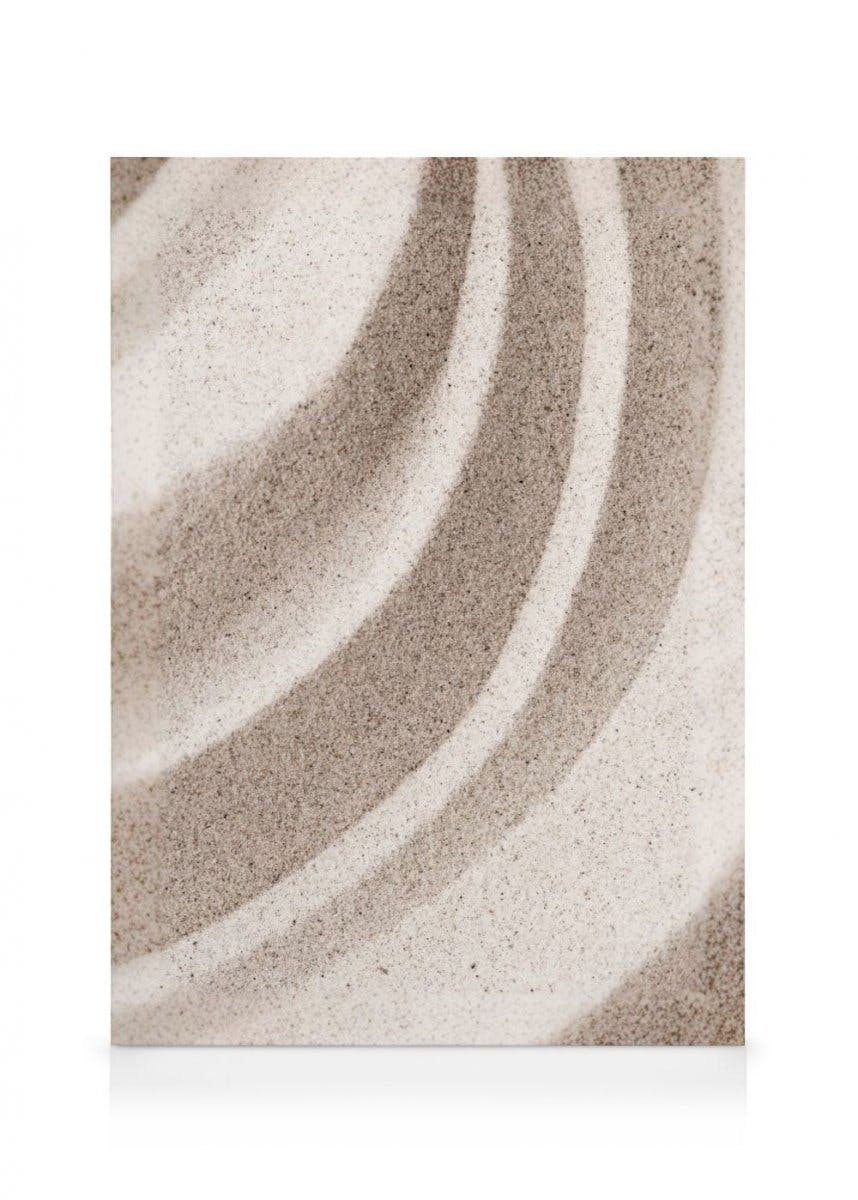 Canvas Prints - Sand Pattern Canvas print (70x100 cm - Oak Frame) - Poster Store