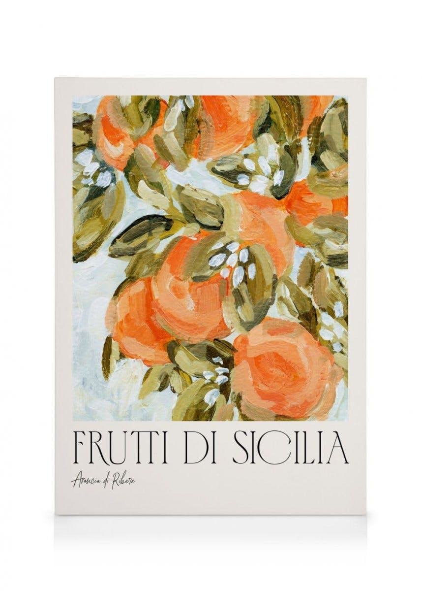 Frutti Di Sicilia No1 Canvas print (50x70 cm) - Poster Store