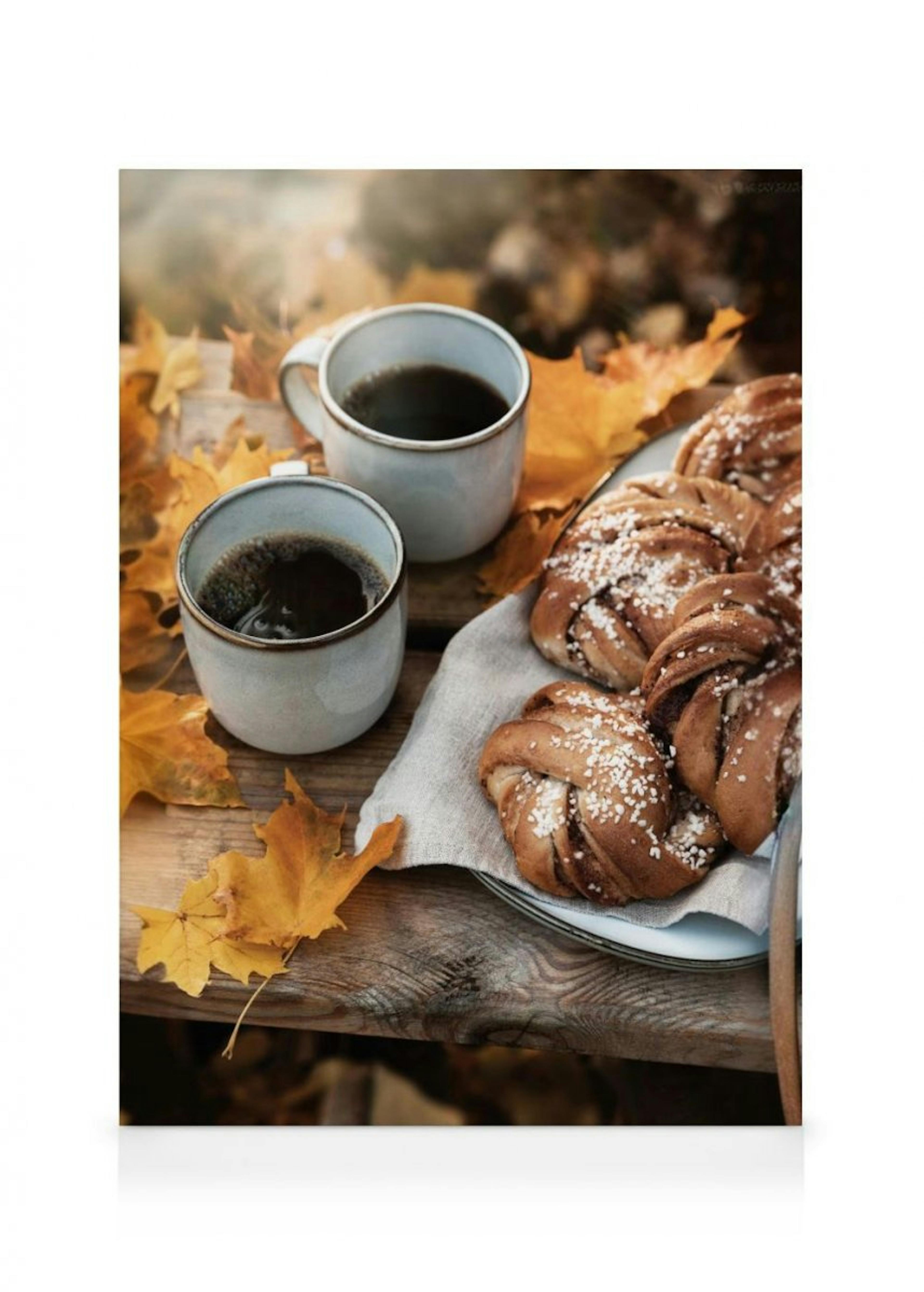 Herbst Fika Leinwandbild thumbnail