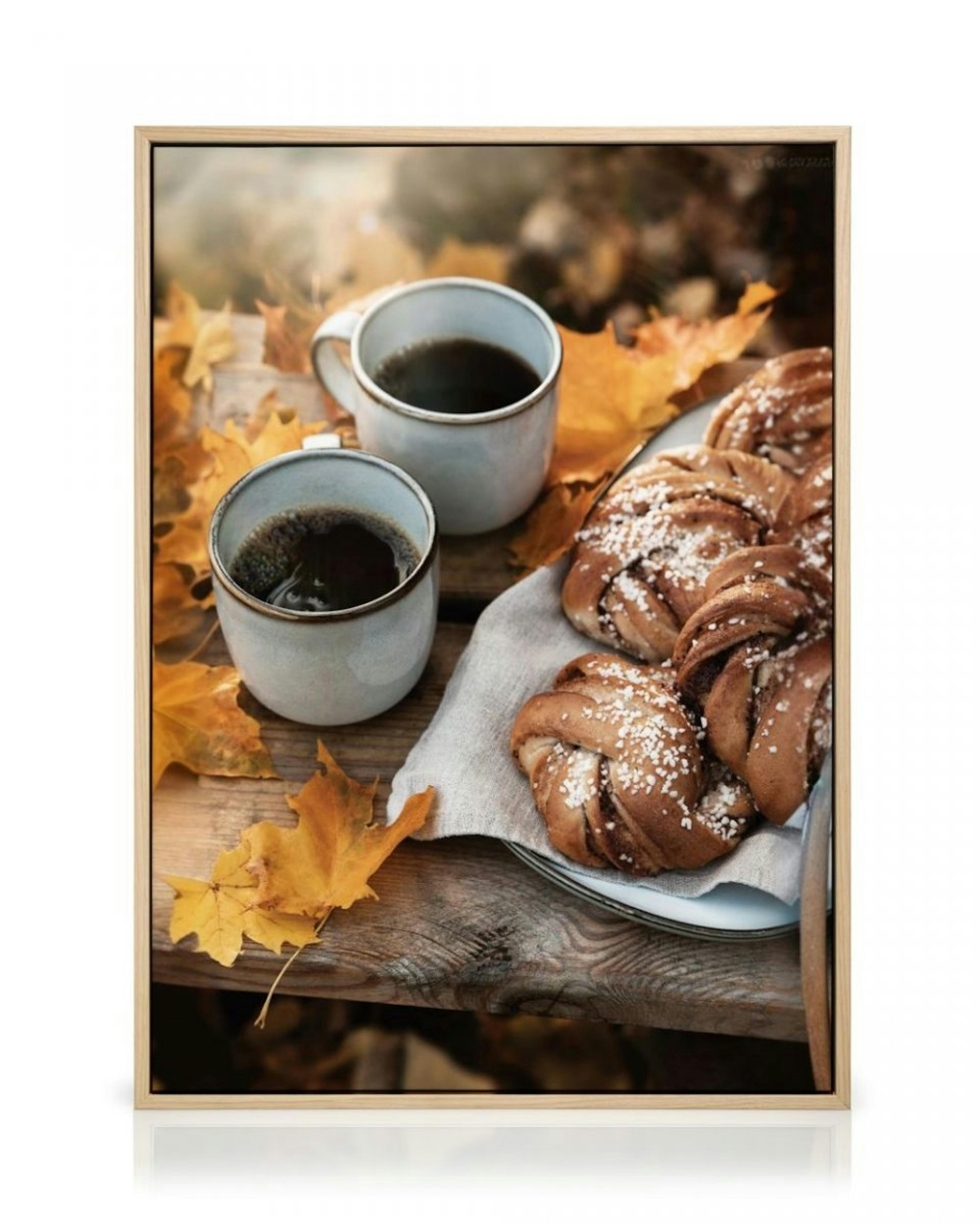 Herbst Fika Leinwandbild thumbnail