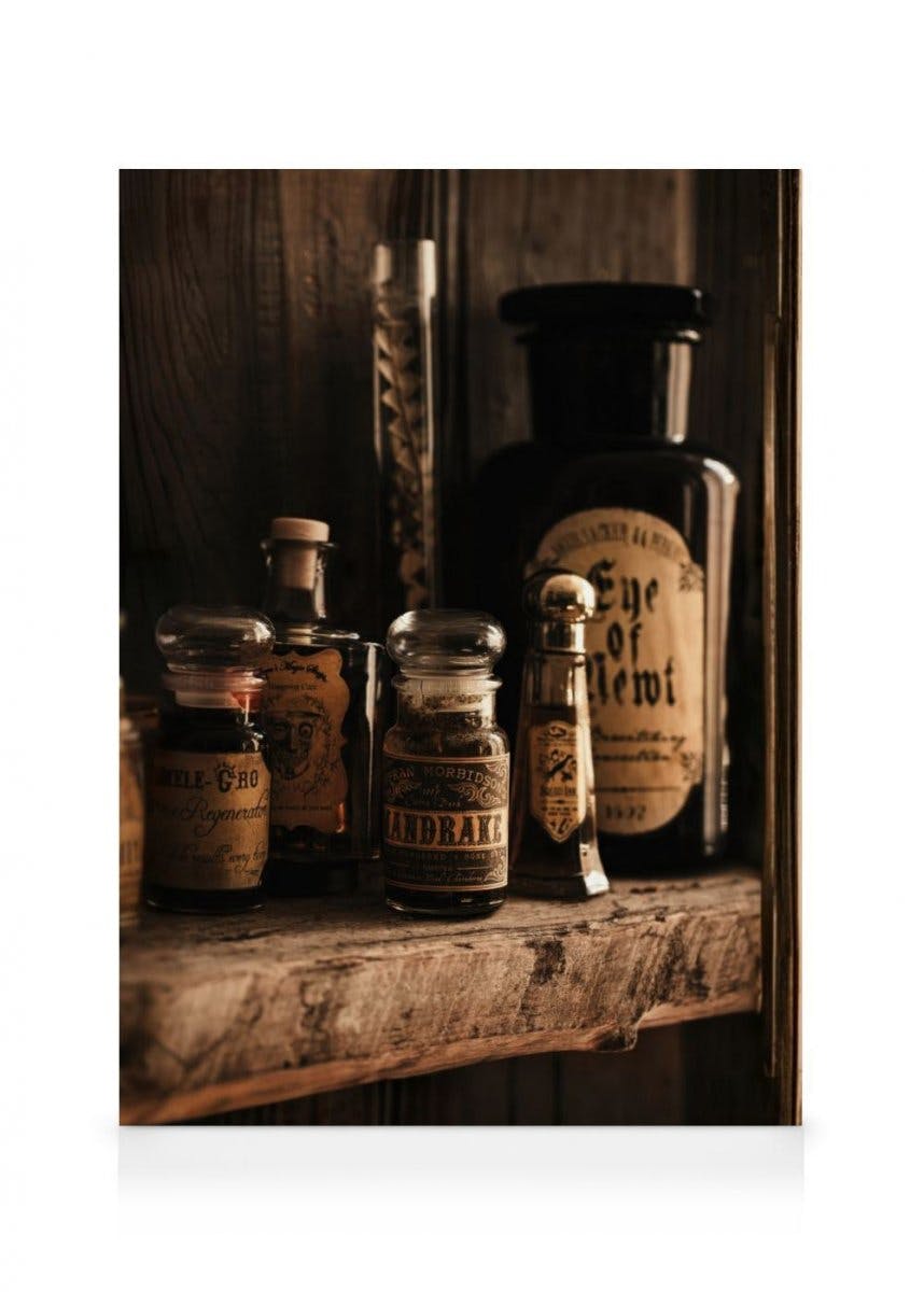 Witch Essentials Leinwandbild (70x100 cm) - Poster Store