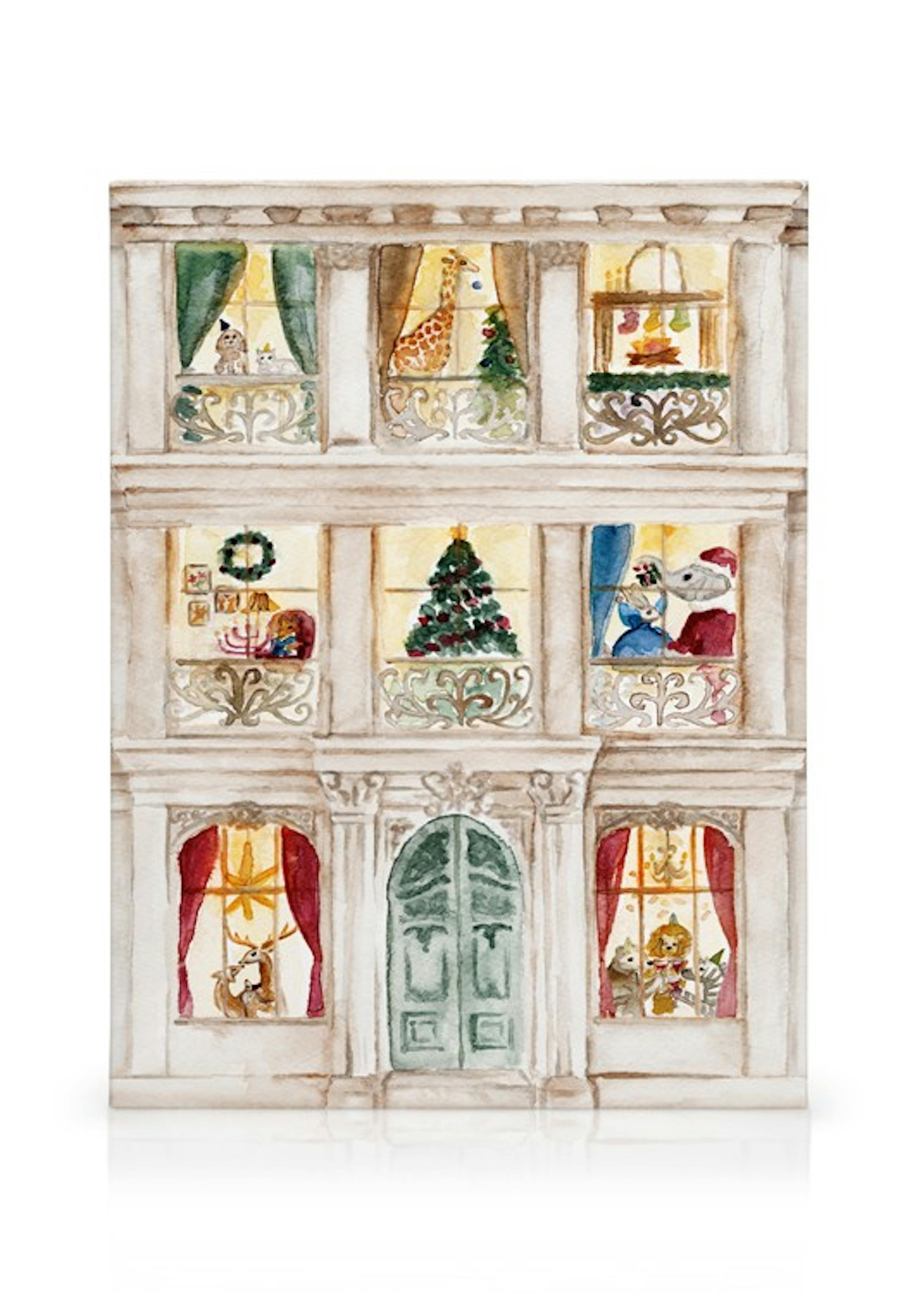 The Christmas House Obraz na płótnie thumbnail