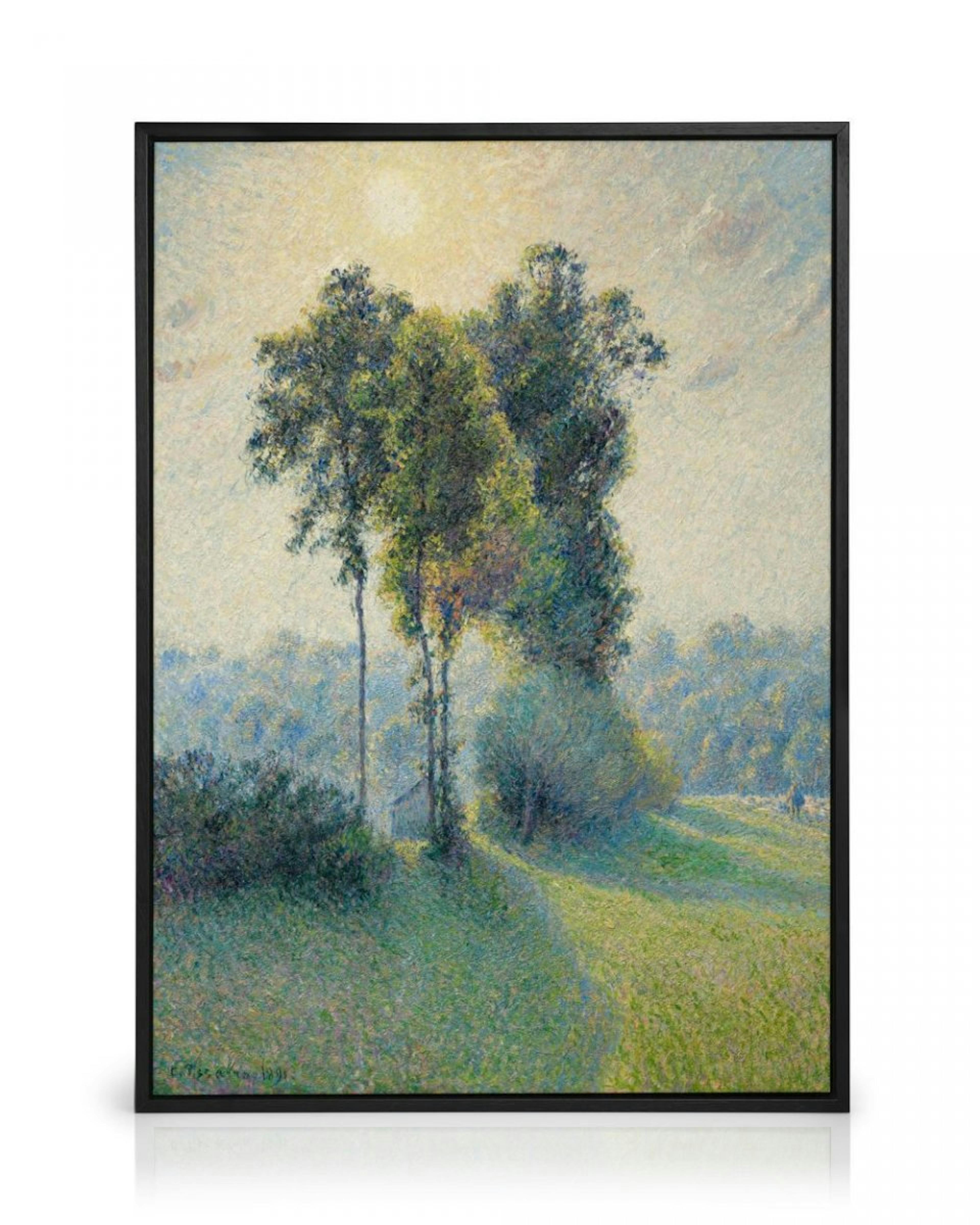 Camille Pissarro - Landscape at Saint-Charles, Near Gisors, Sunset Obraz na plátně thumbnail