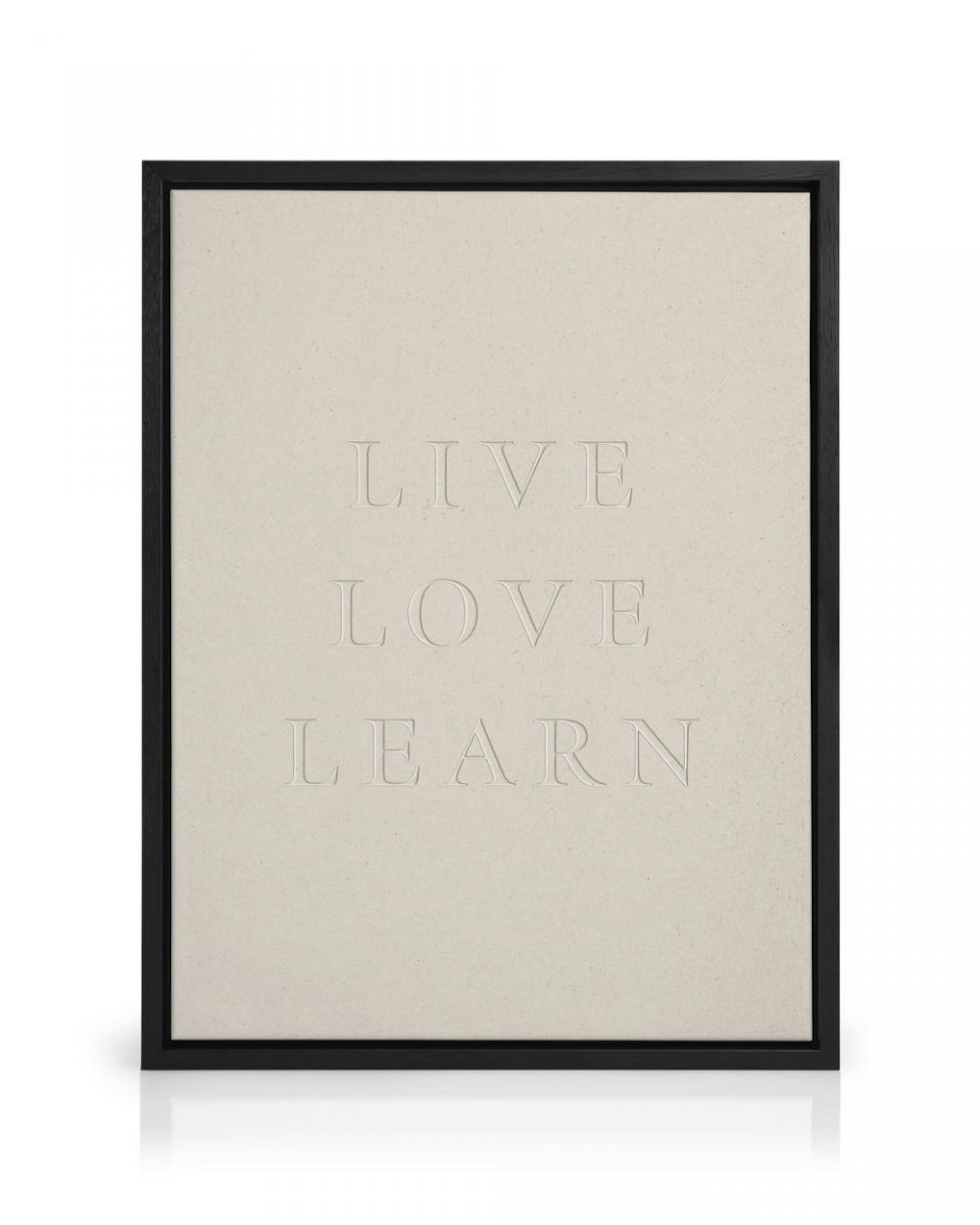 Live Love Learn Obraz na płótnie thumbnail