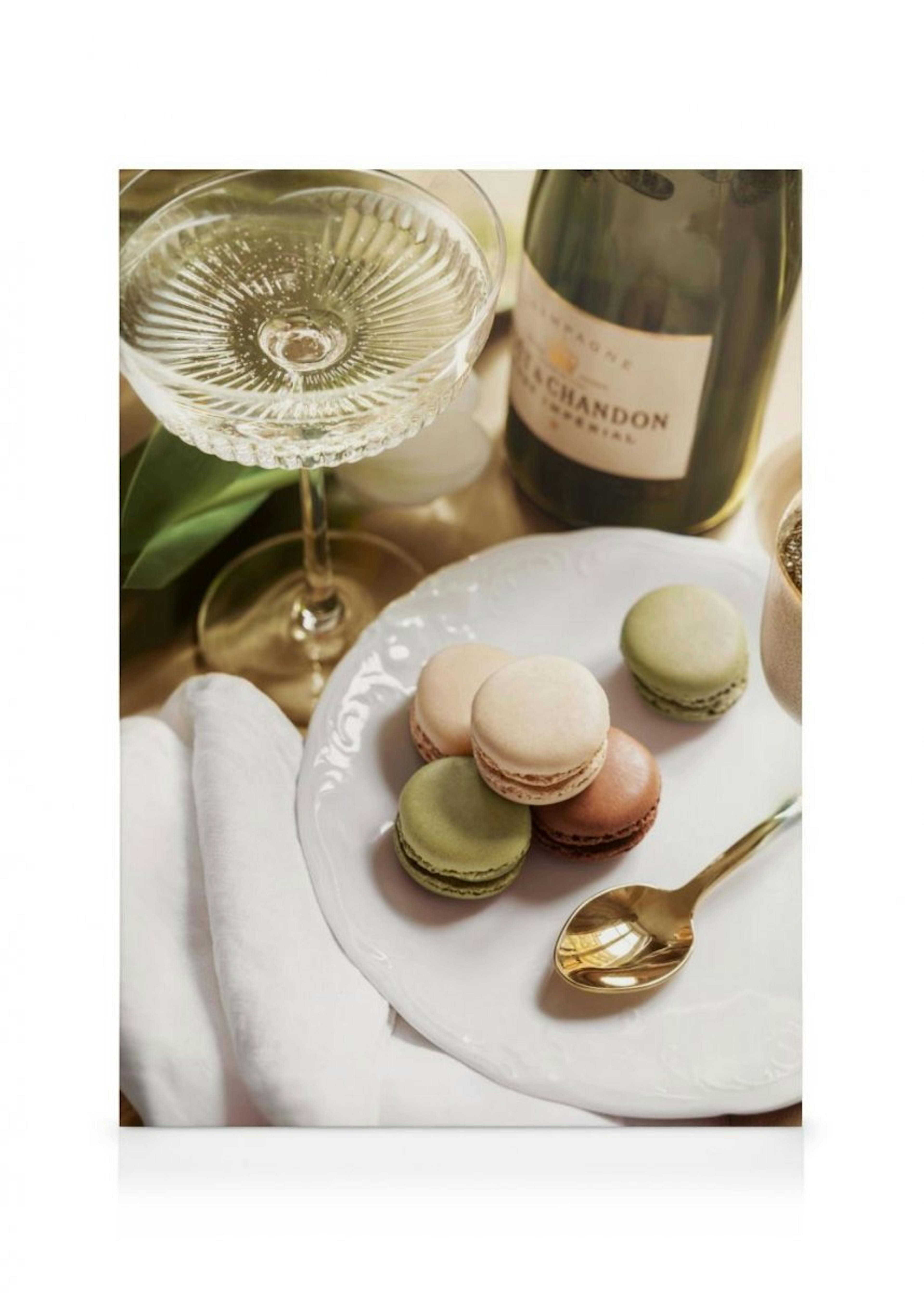 Vino y Macarons Lienzo thumbnail