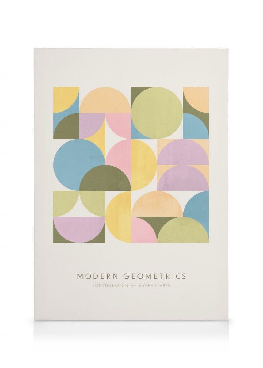 Canvastavlor - Modern Geometrics Canvastavla (30x40 cm) - Poster Store