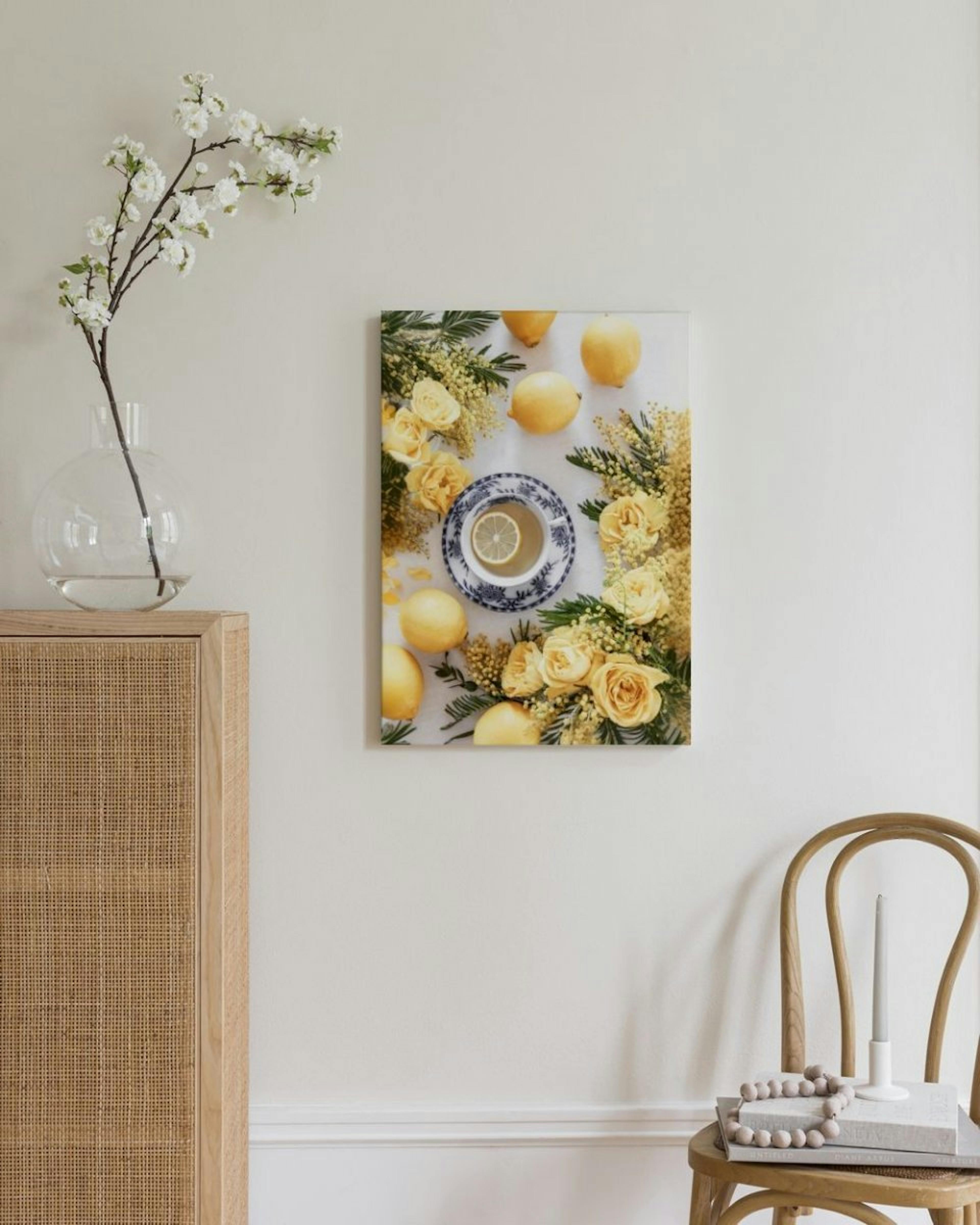 Lemon Tea Canvas Print thumbnail