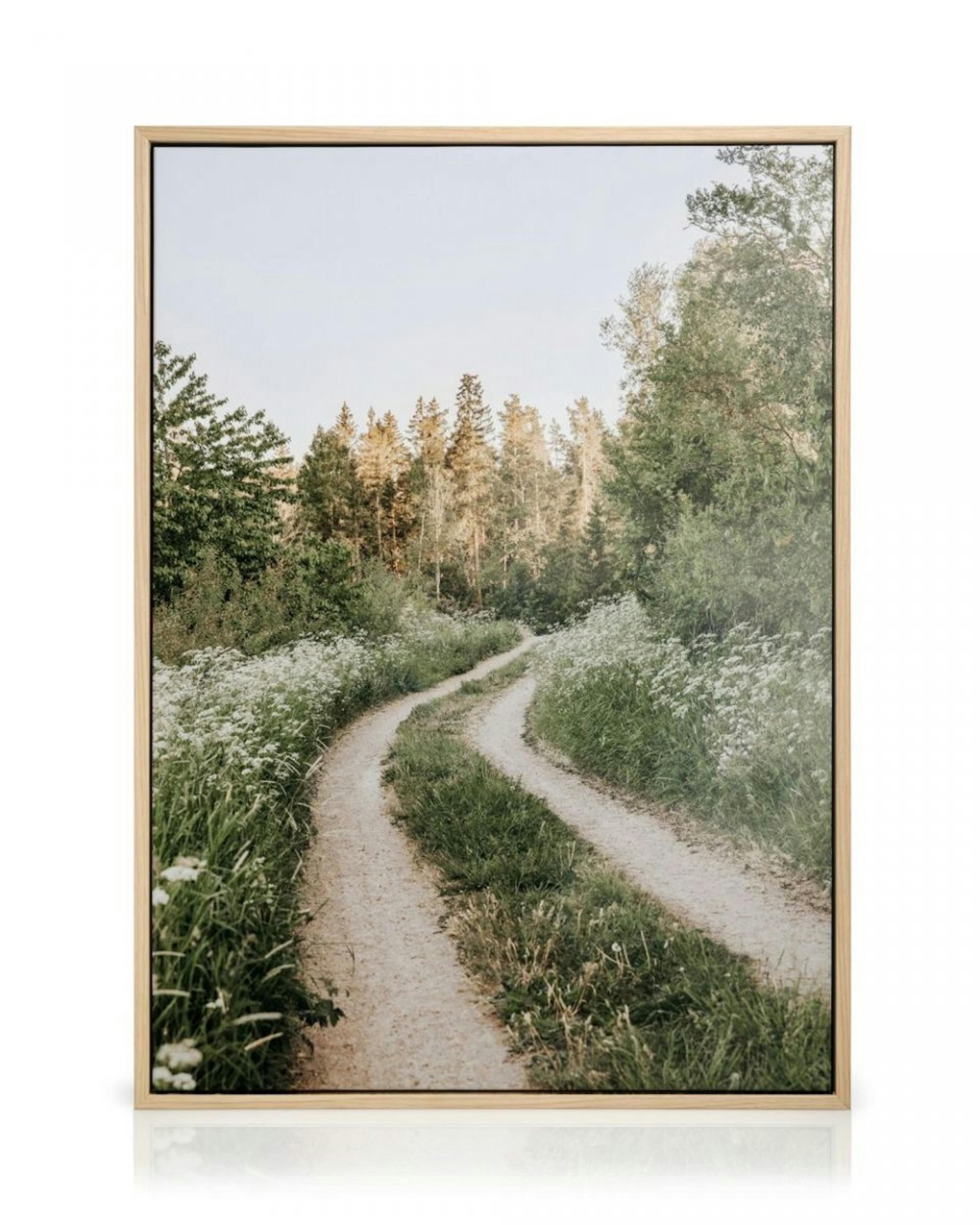 Morning Walk in Forest Canvas print thumbnail