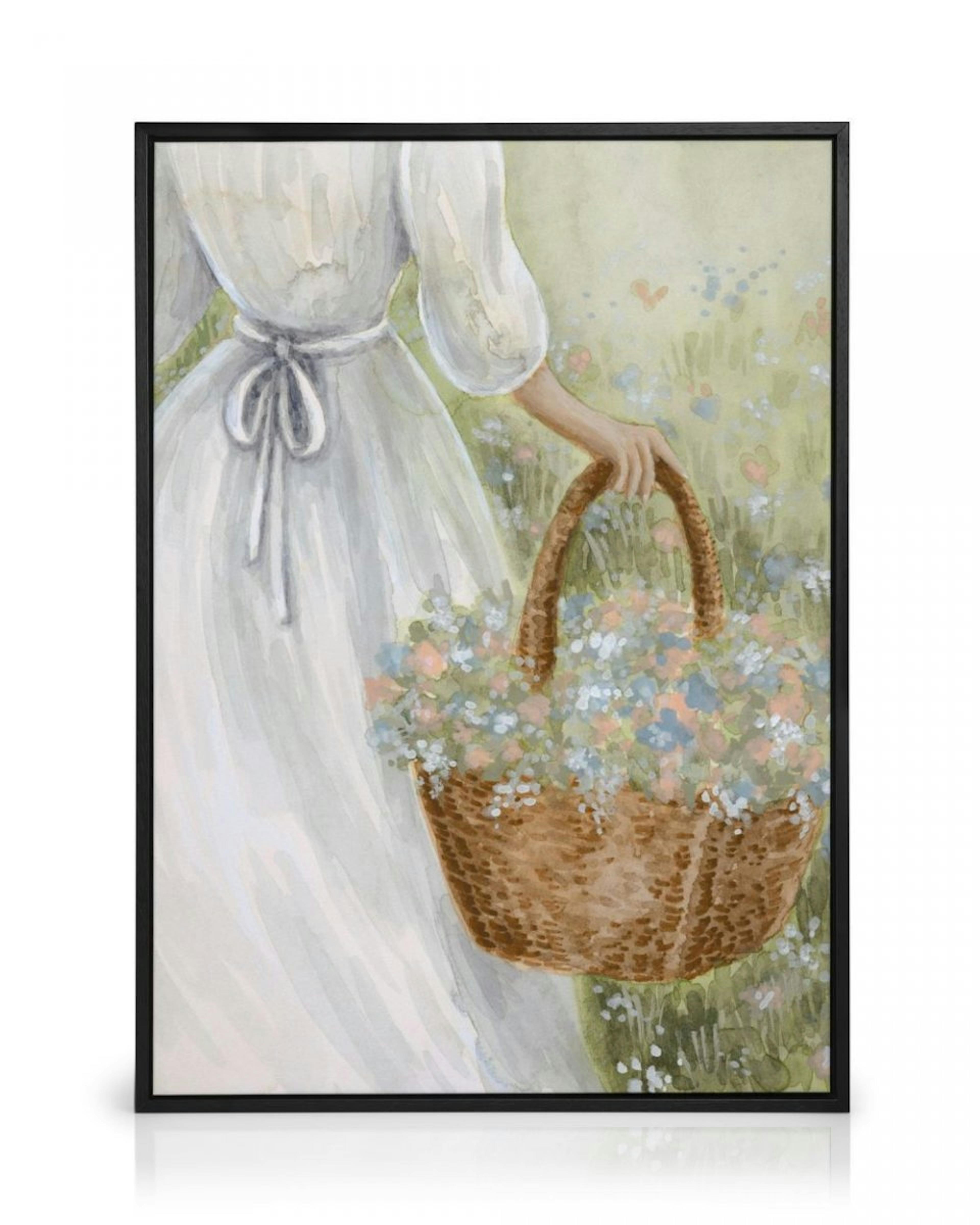 Picking Flowers Canvas thumbnail